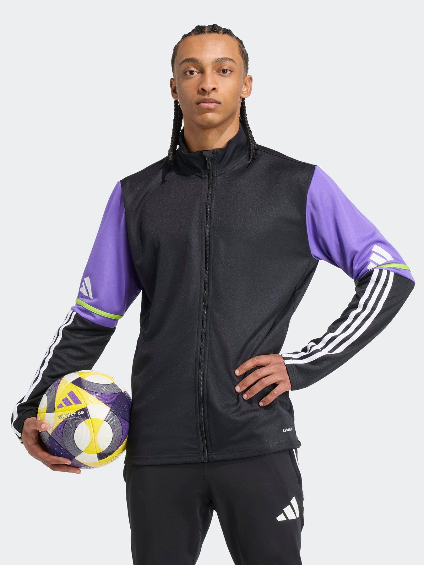 adidas Mens Squadra 25 Traiining  Jacket -Black/Purple