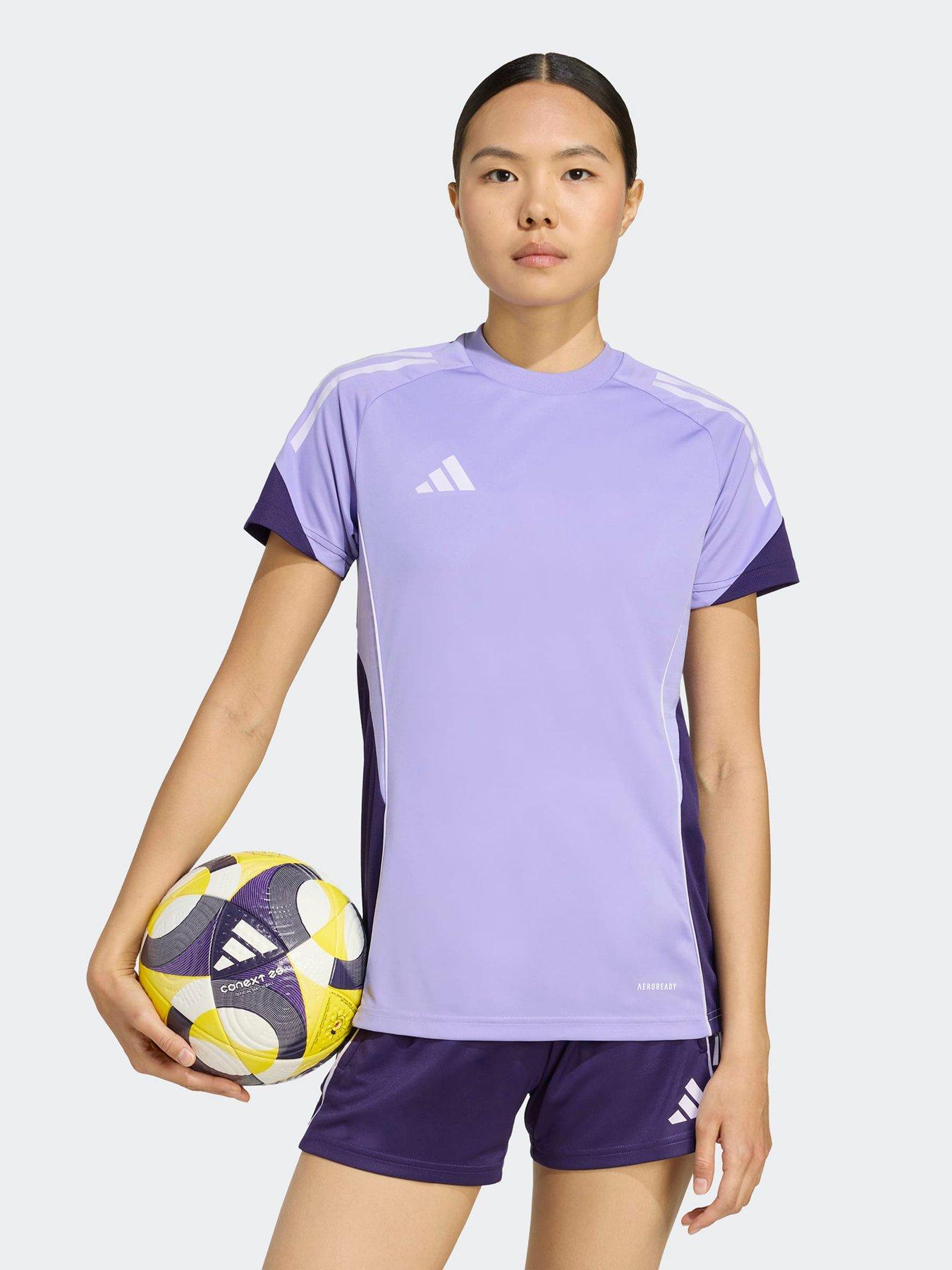 Image 1 of 6 of adidas Womens Tiro 25 Training Jersey - Purple