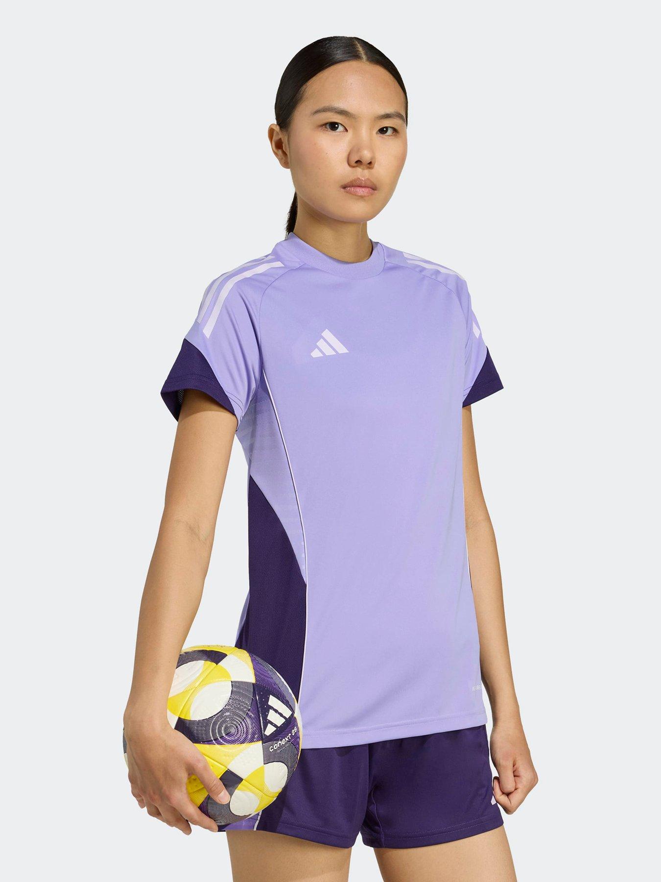 Image 4 of 6 of adidas Womens Tiro 25 Training Jersey - Purple