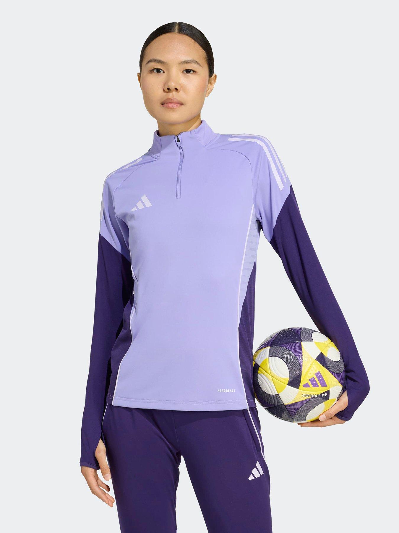 adidas Womens Tiro 25 Training Top- Purple