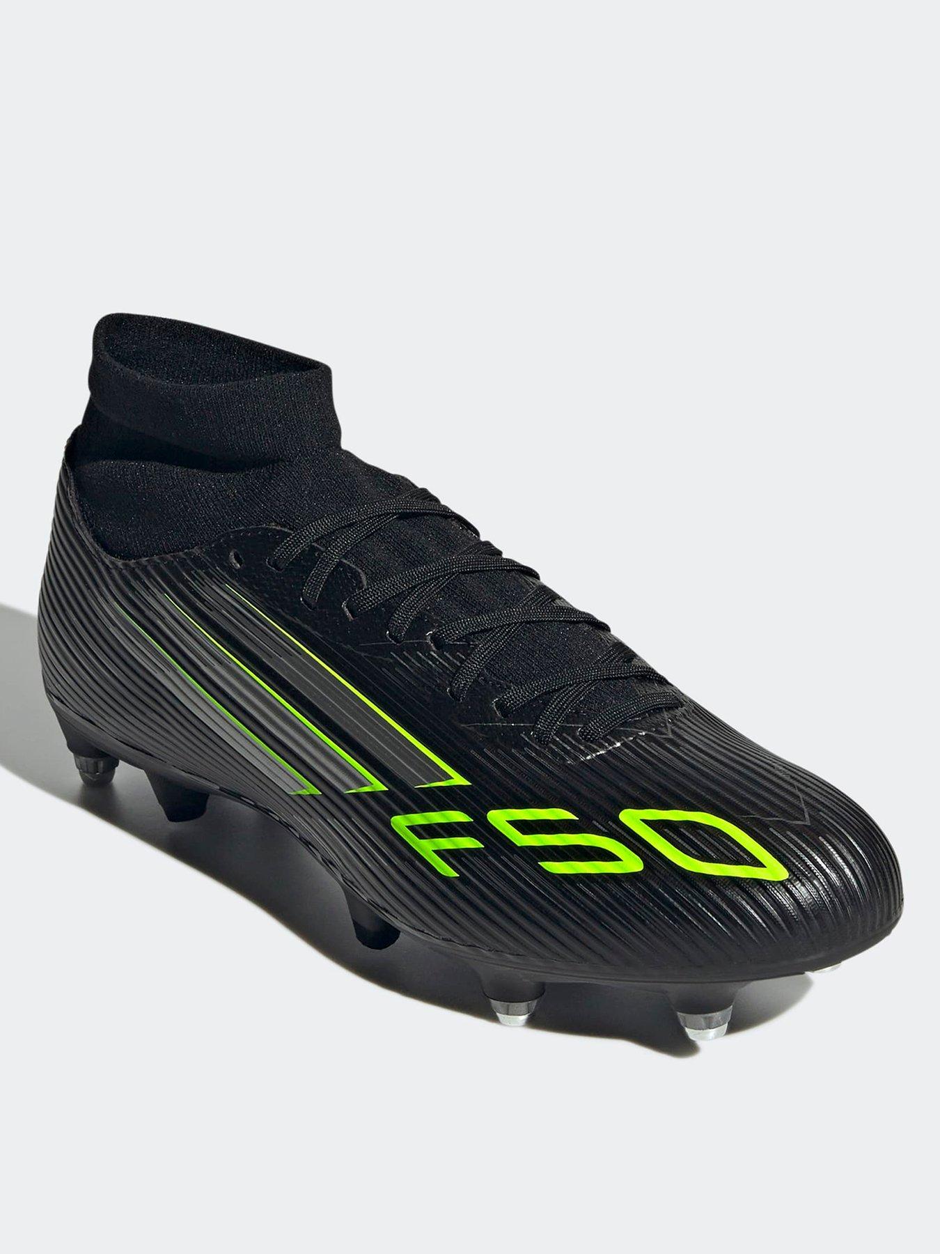  image of adidas-mens-f50-league-soft-ground-football-boots-black