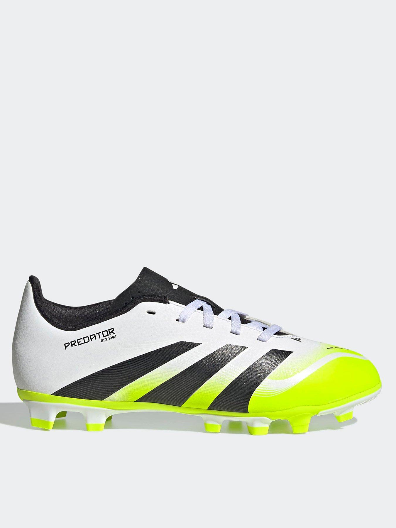 undefined Junior Predator Club Firm Ground Football Boots - White