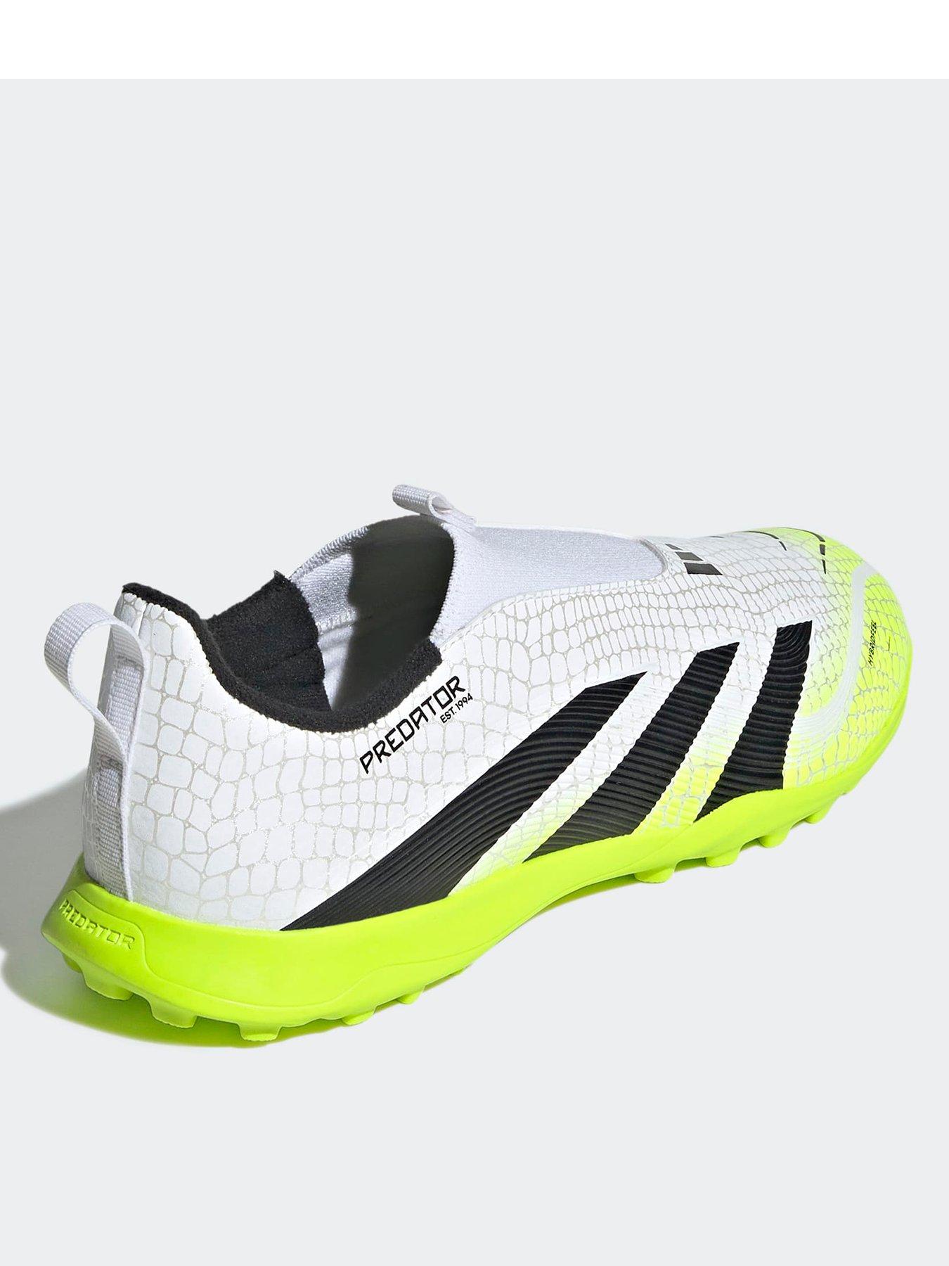  image of adidas-junior-predator-league-laceless-astro-turf-football-boots-white