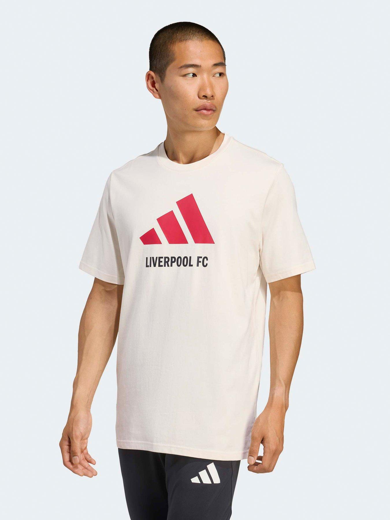 adidas Mens Liverpool Seasonal T-Shirt - Wonder White