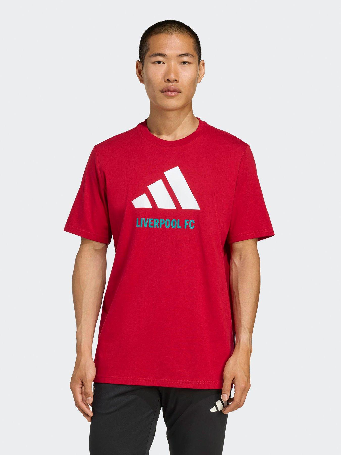 Image 1 of 4 of adidas Mens Liverpool Seasonal Tee- Red