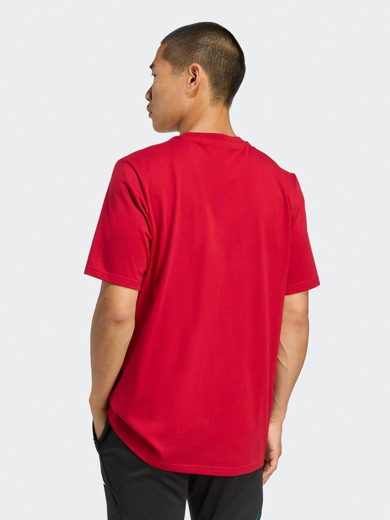 Image 2 of 4 of adidas Mens Liverpool Seasonal Tee- Red