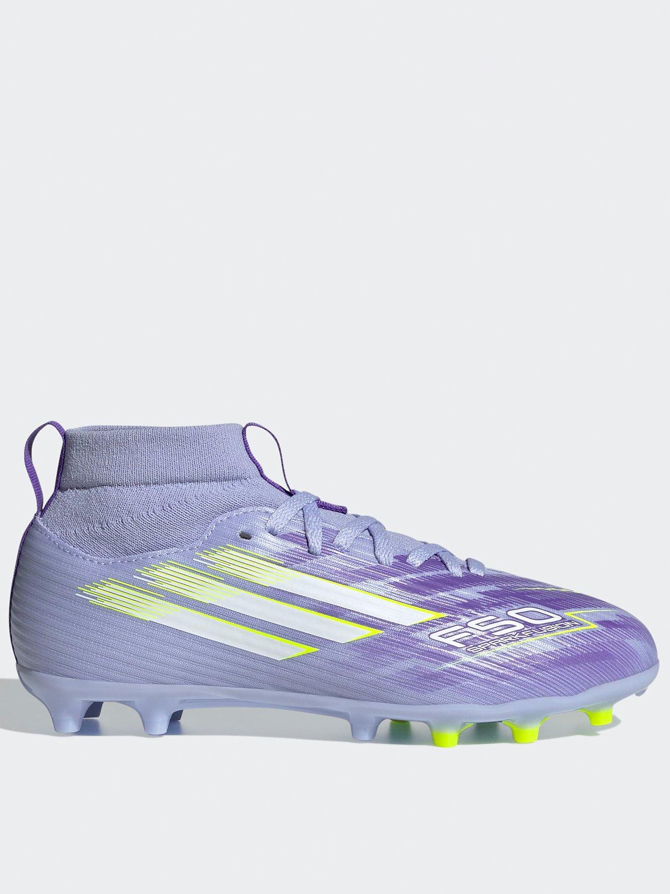  image of adidas-junior-f50-spark-fusion-league-firm-ground-football-boots-purple