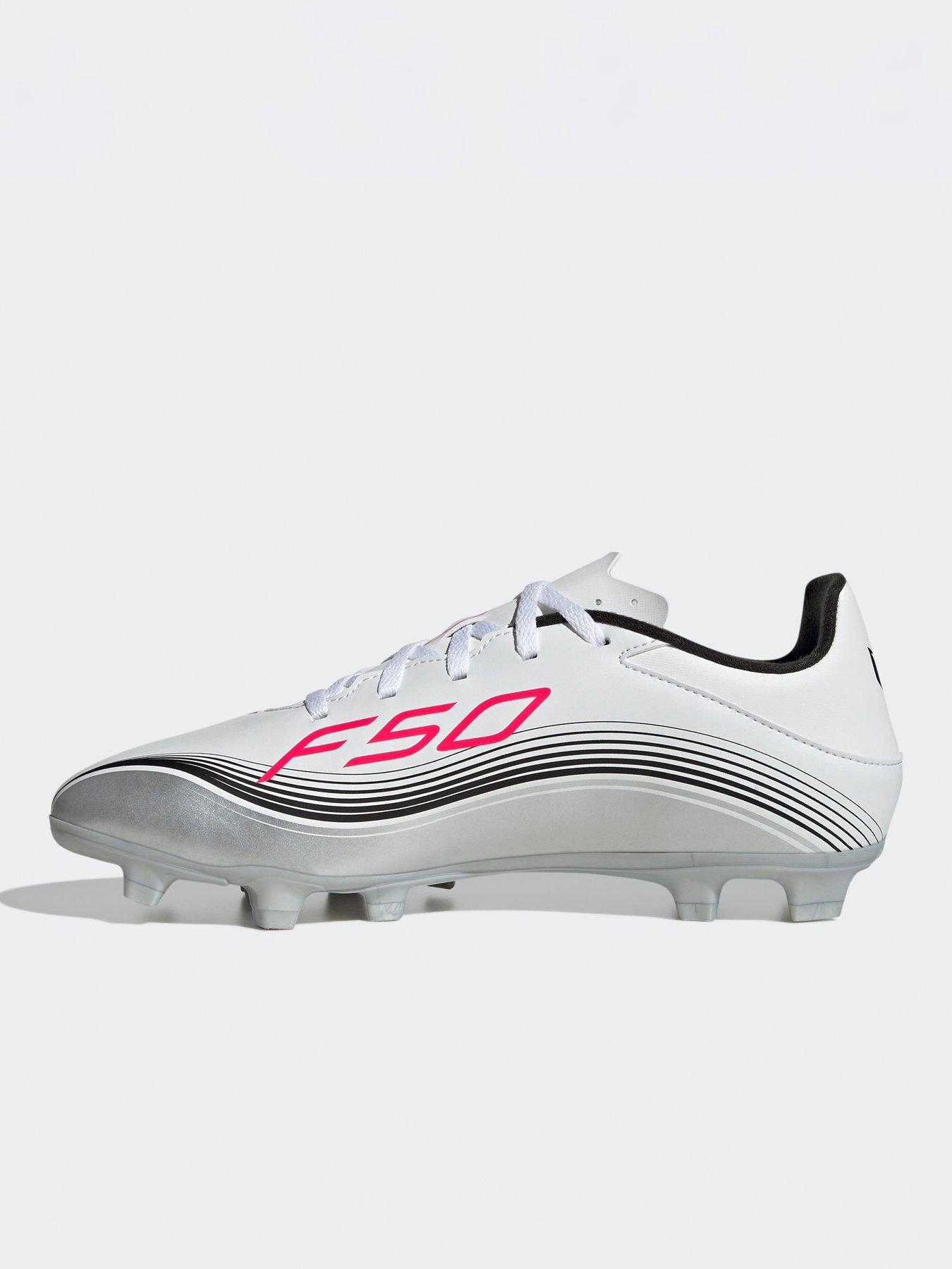 Image 6 of 6 of adidas Mens F50 Messi Club Firm Ground Football Boots - White