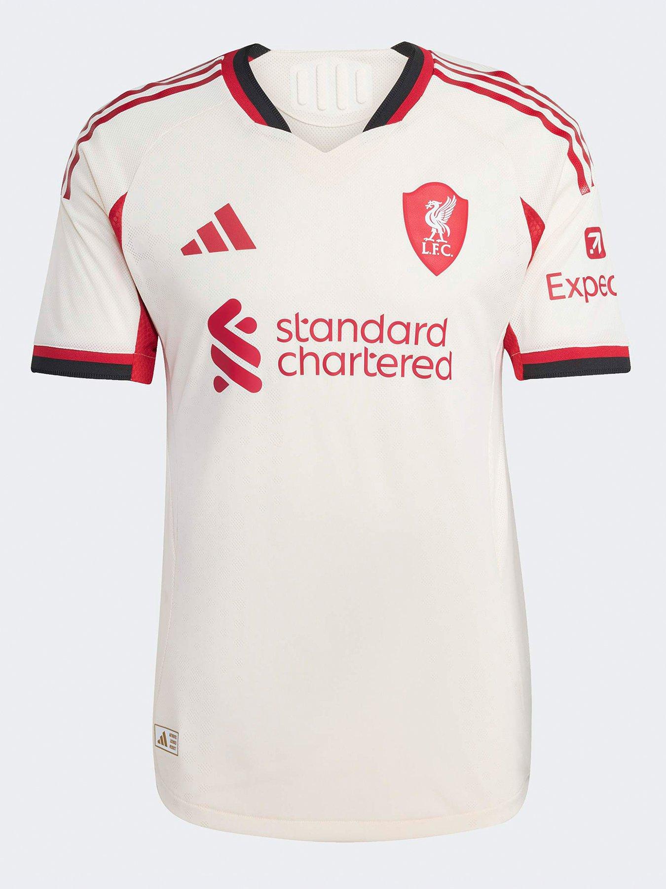 undefined Liverpool Men's 25/26 Away Authentic Replica Shirt - White