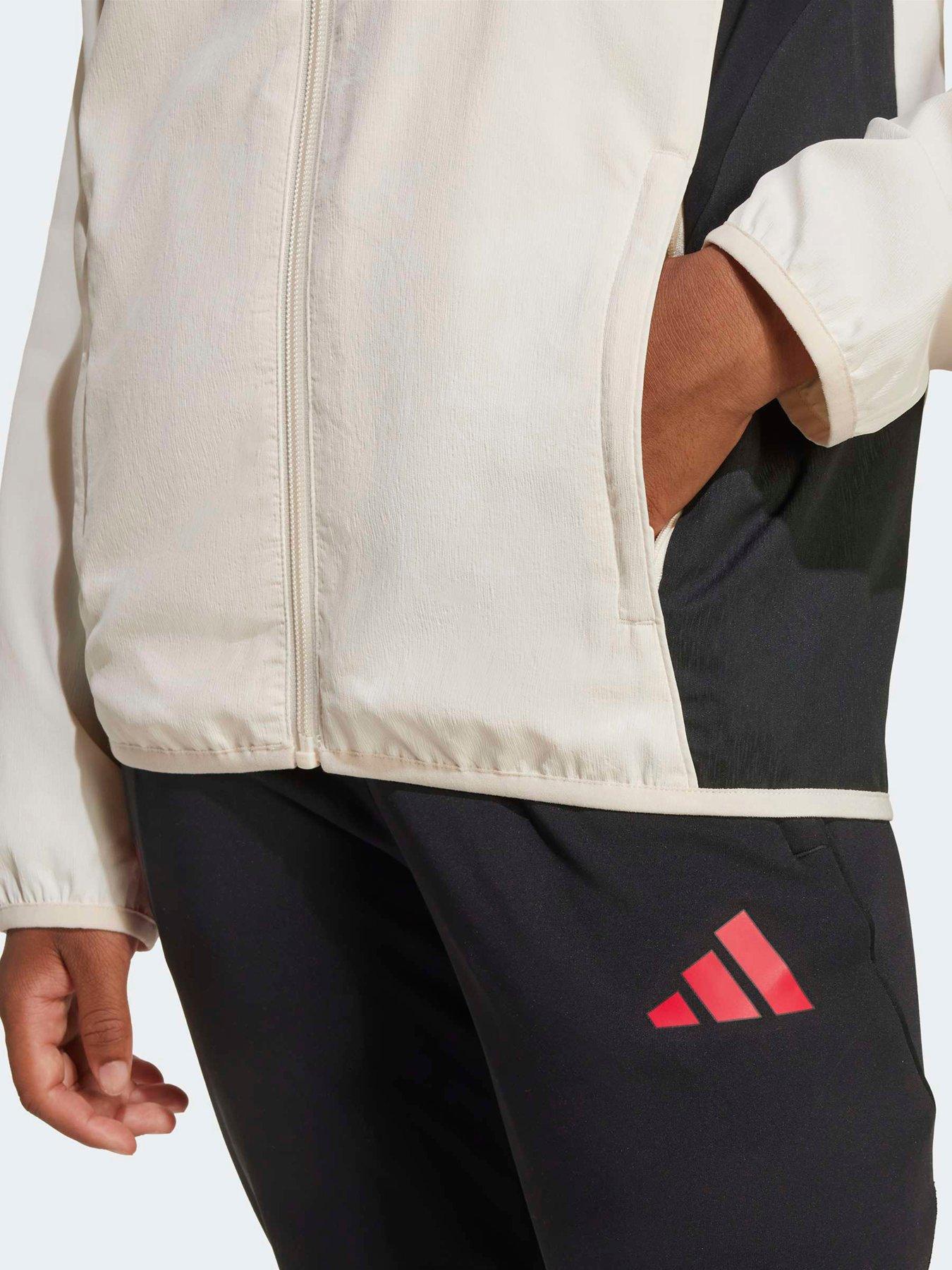 Image 4 of 4 of adidas Junior Liverpool Presentation Jacket -White