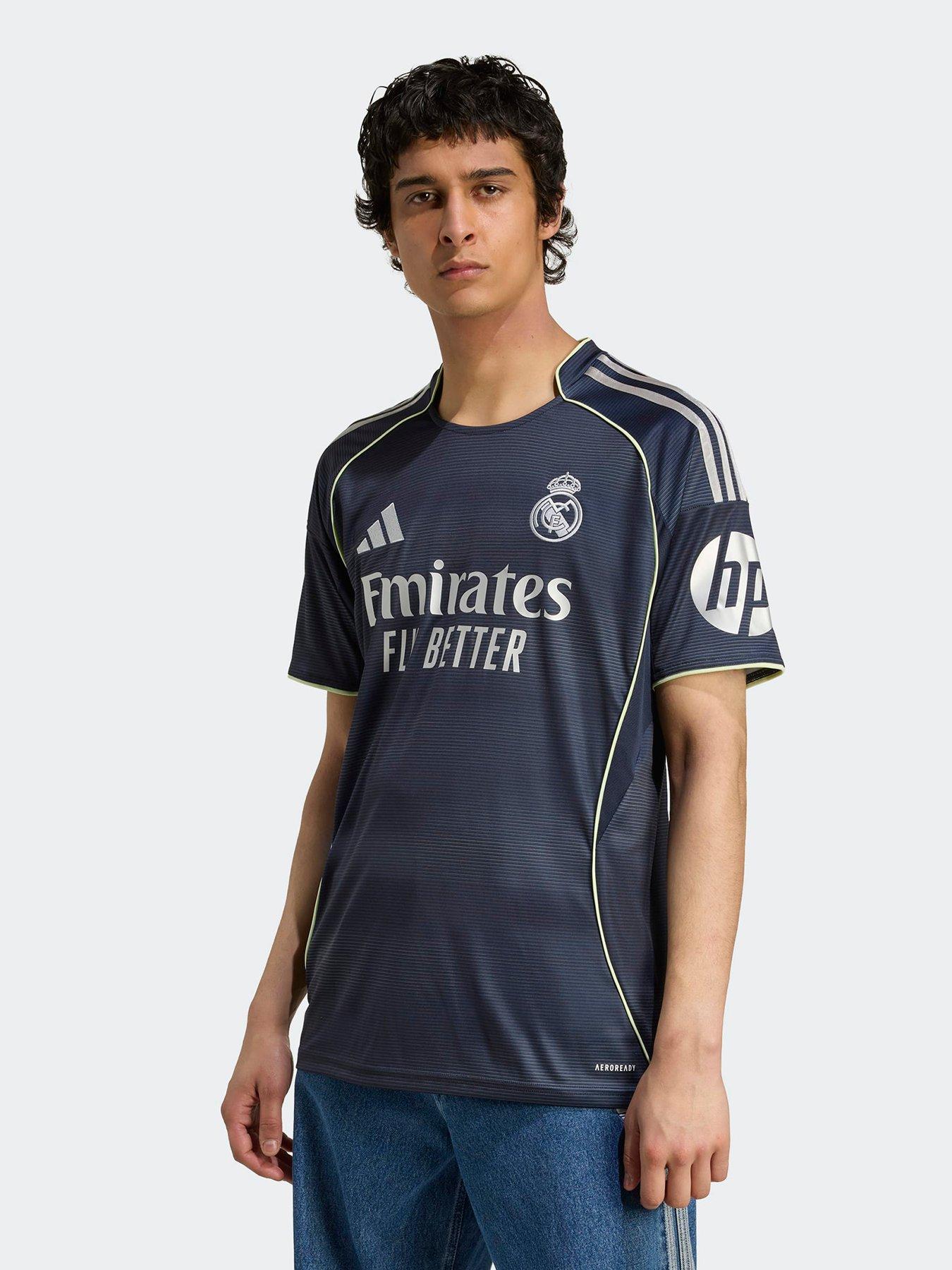 undefined Mens Real Madrid 25/26 Away Stadium Replica Shirt - Navy
