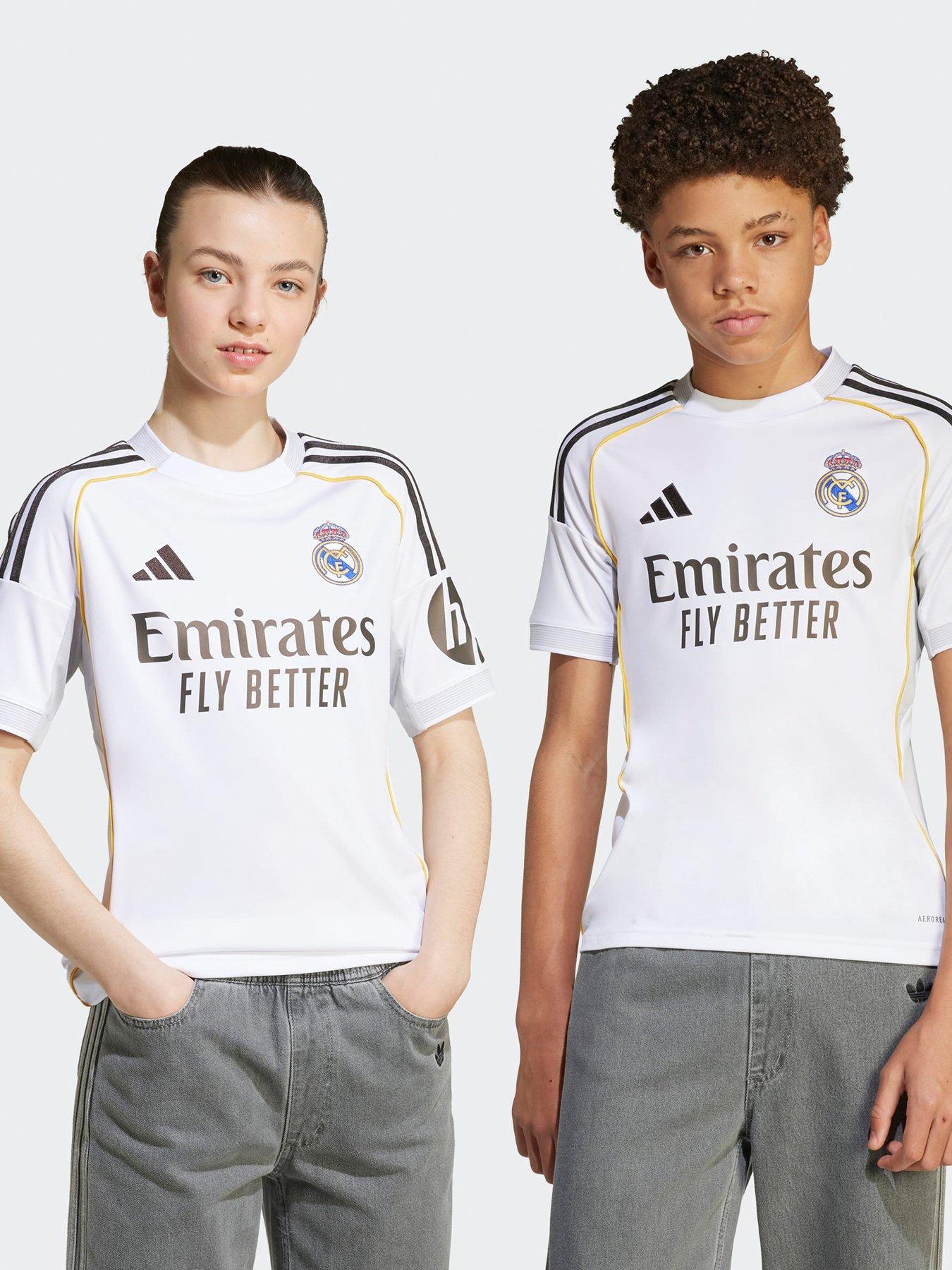 undefined Real Madrid Junior 25/26 Home Stadium Replica Shirt - White