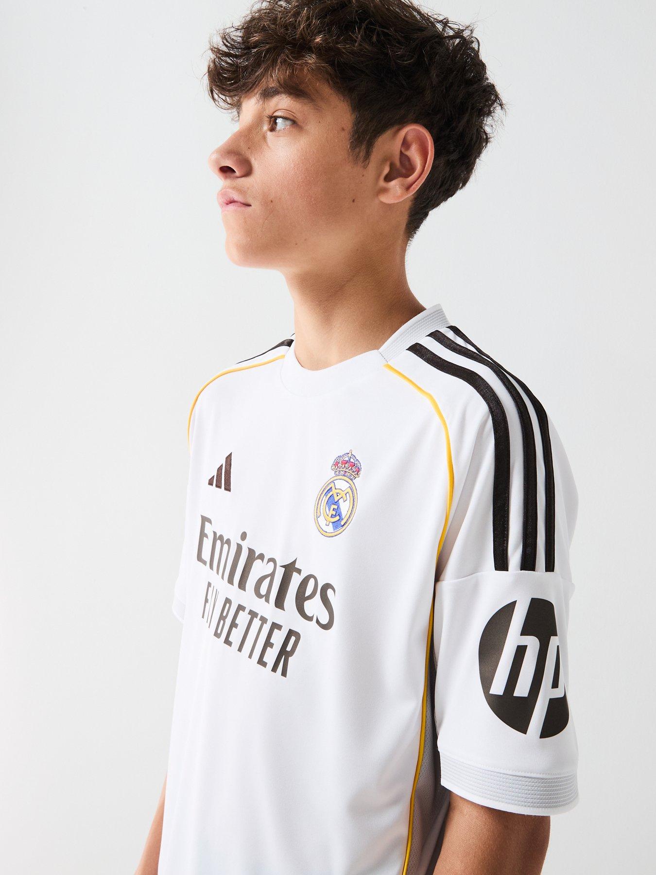 Image 4 of 6 of adidas Real Madrid Junior 25/26 Home Stadium Replica Shirt - White