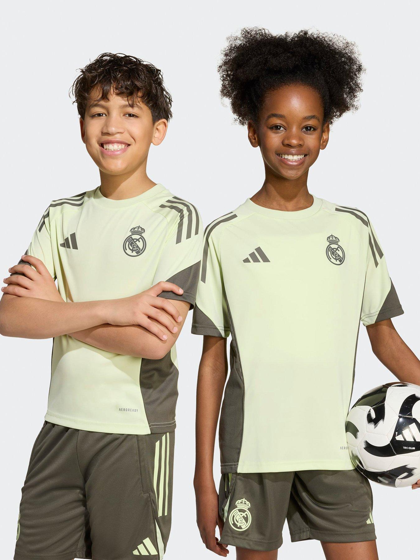undefined Junior Real Madrid Training Jersey -Lime