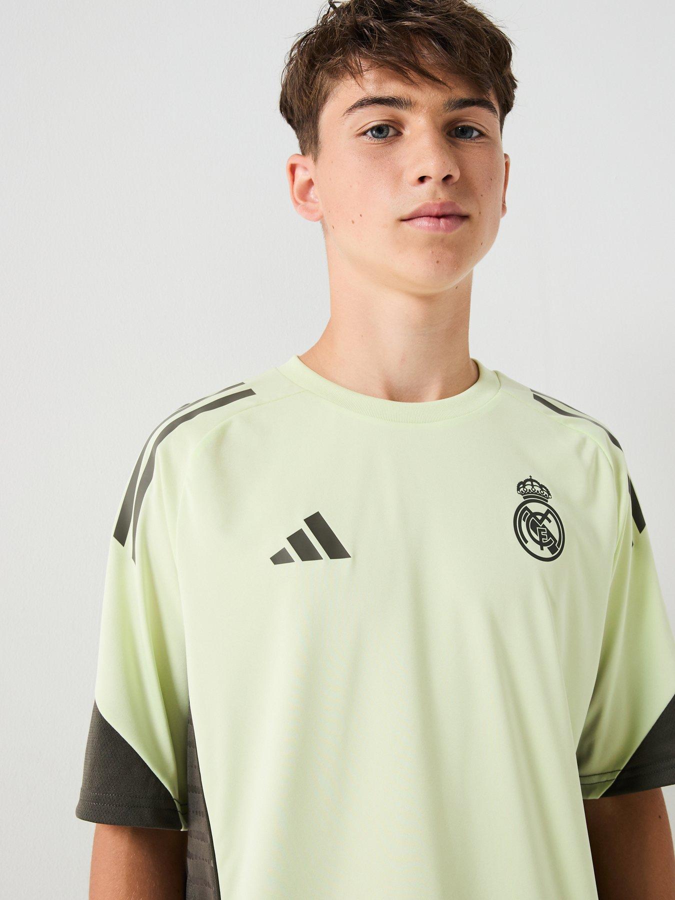 Image 6 of 6 of adidas Junior Real Madrid Training Jersey - Lime