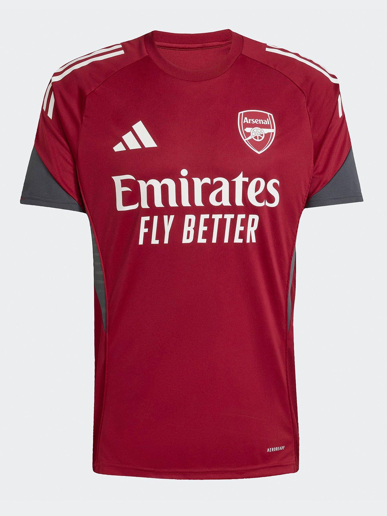 adidas Mens Arsenal Eu Training Jersey - Burgundy