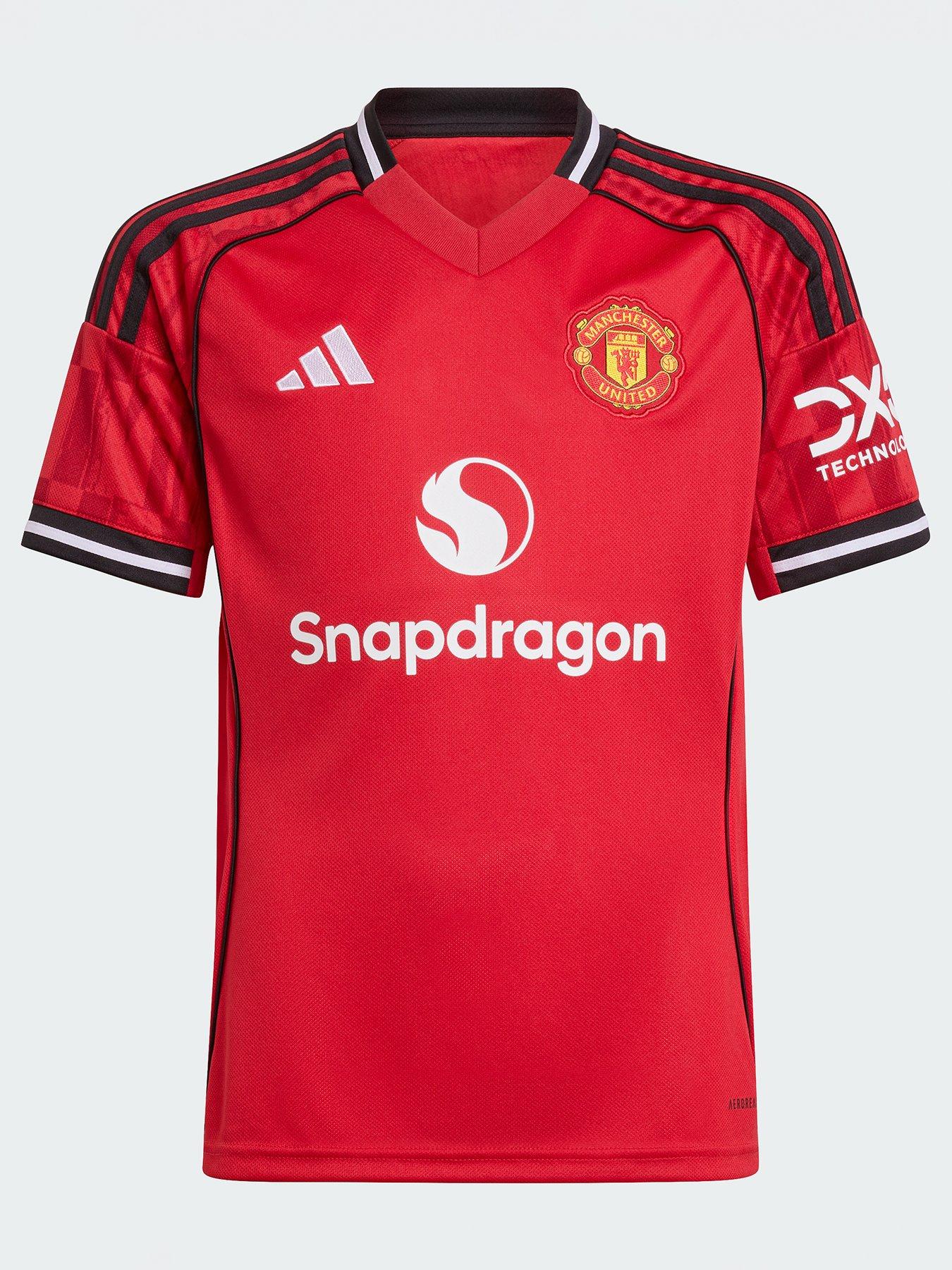 undefined Manchester United Junior 25/26 Home Stadium Replica Shirt -Red