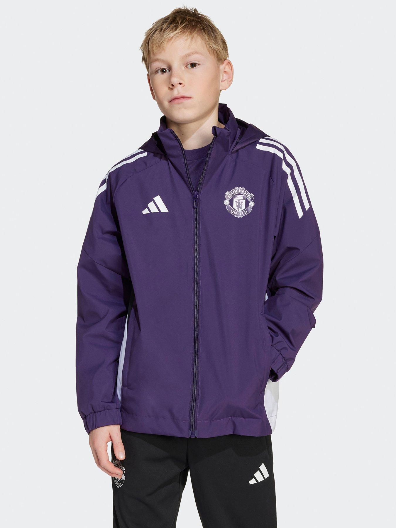 undefined Junior Manchester United Training Jacket - Purple