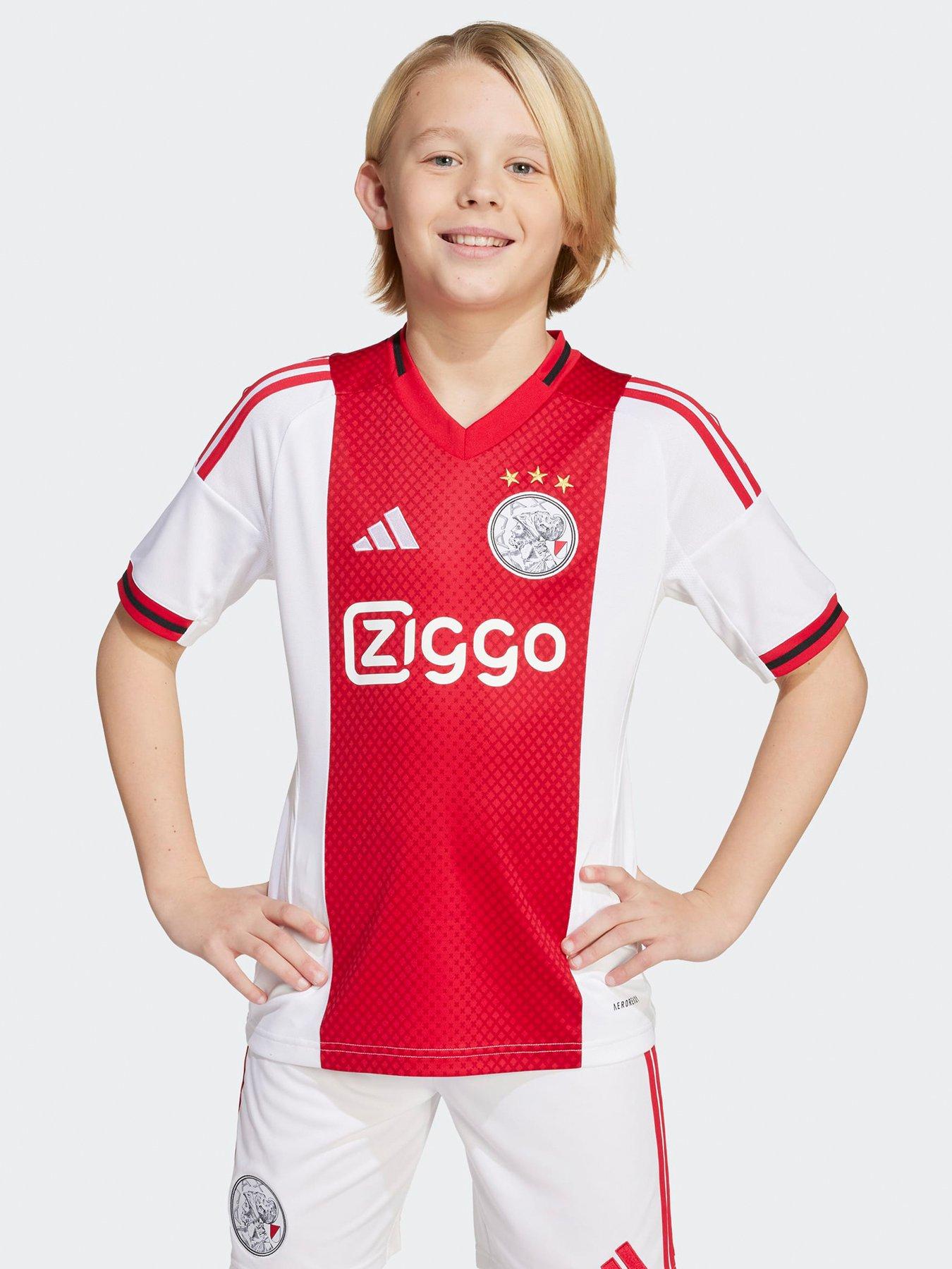 undefined Ajax Junior 25/26 Home Stadium Replica Shirt - Red/white