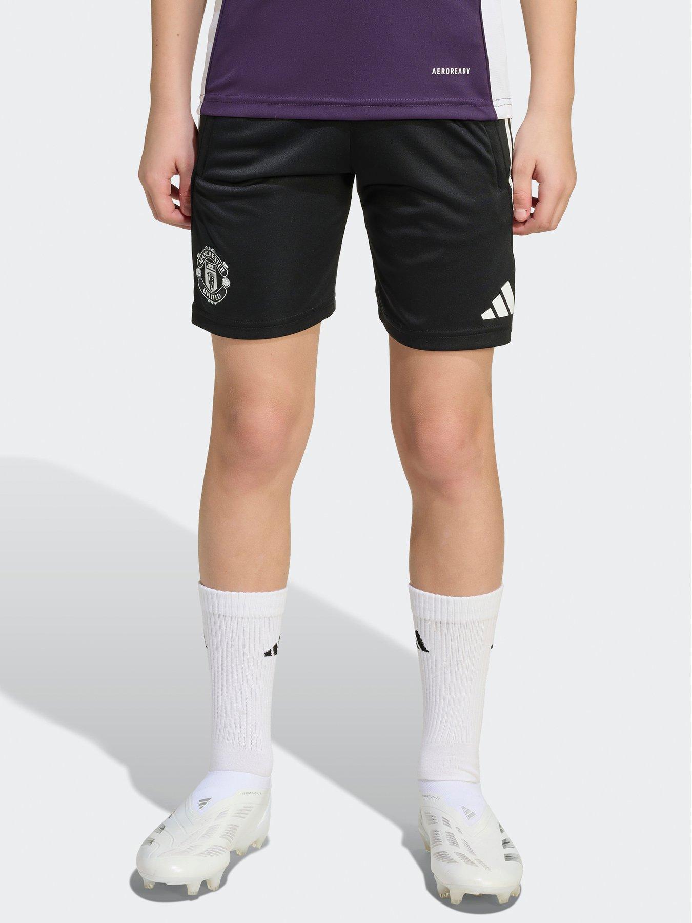undefined Junior Manchester United Training Shorts - Black