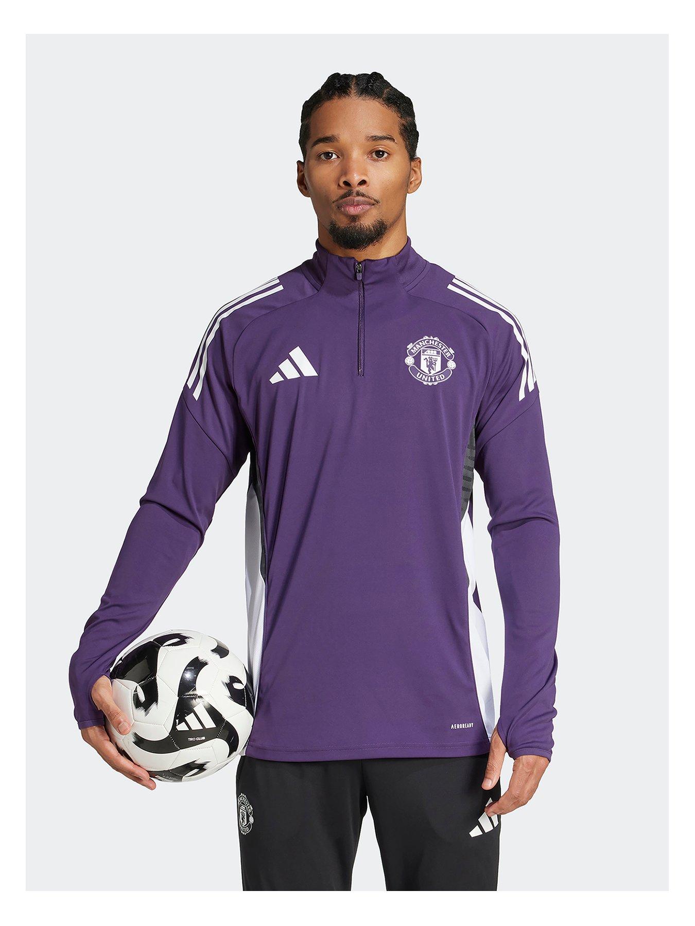 Image 1 of 4 of adidas Men's Manchester United Training Top - Purple