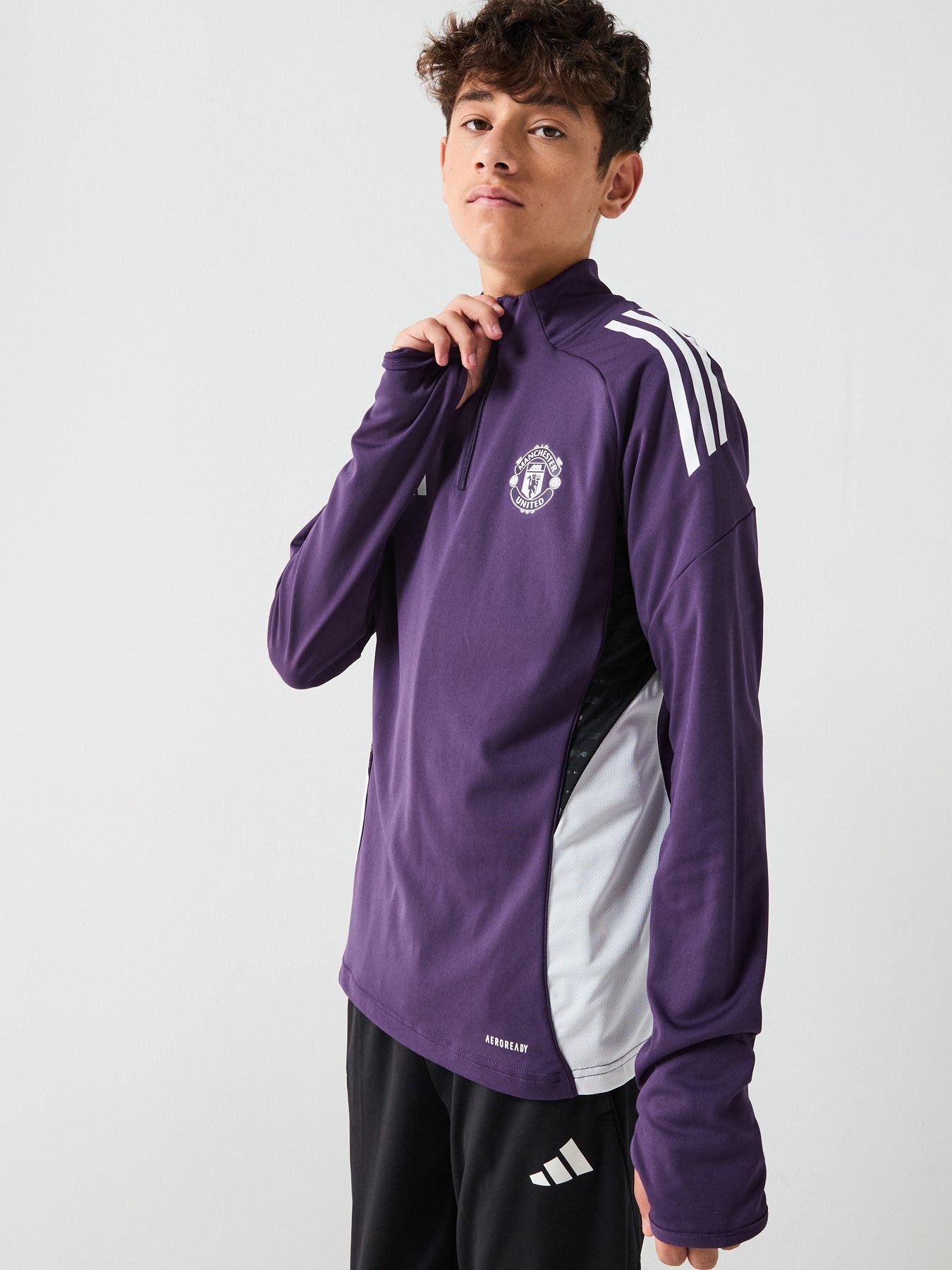 adidas Junior Manchester United Training Top - Purple