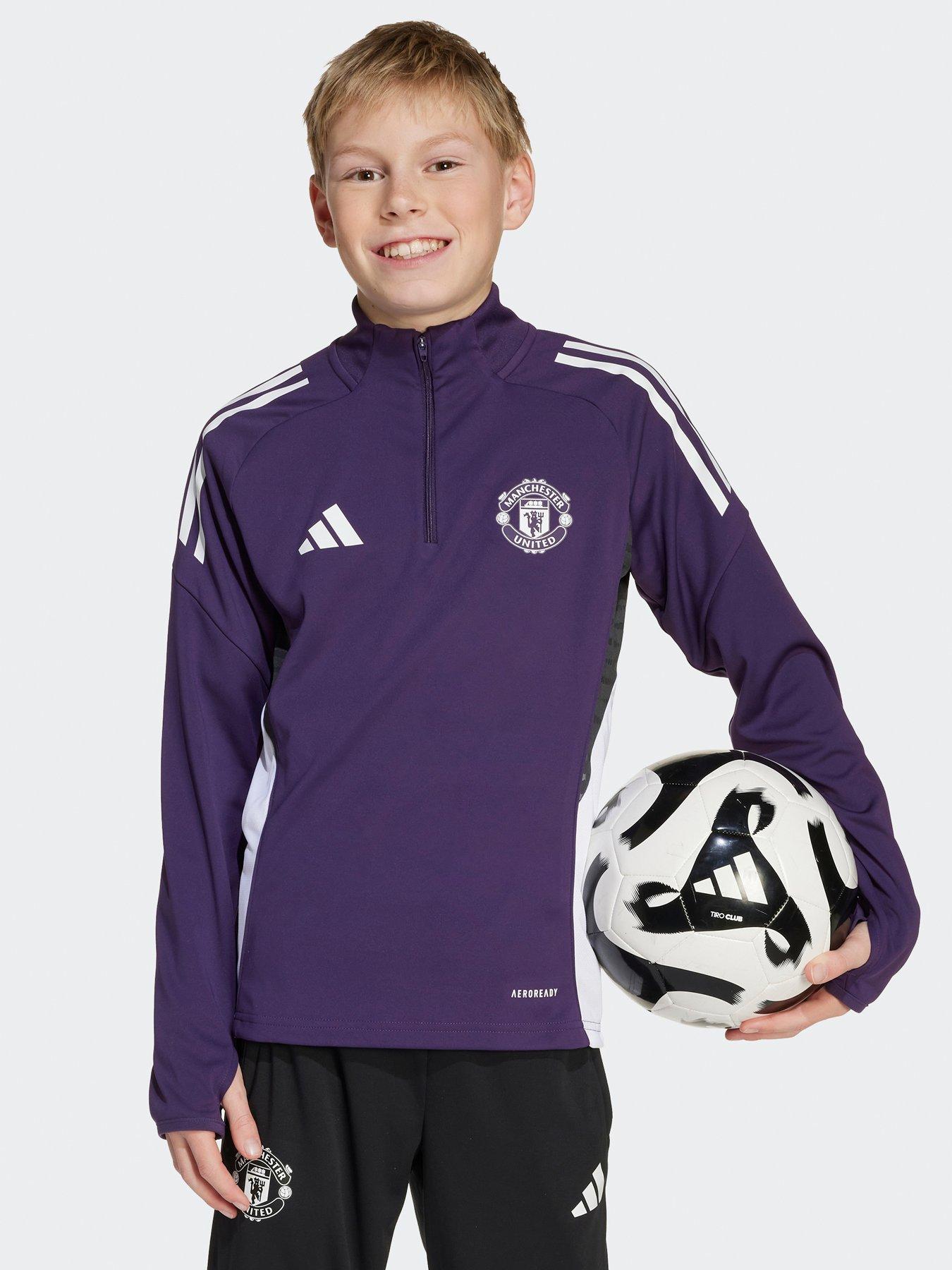 undefined Junior Manchester United Training Top - Purple