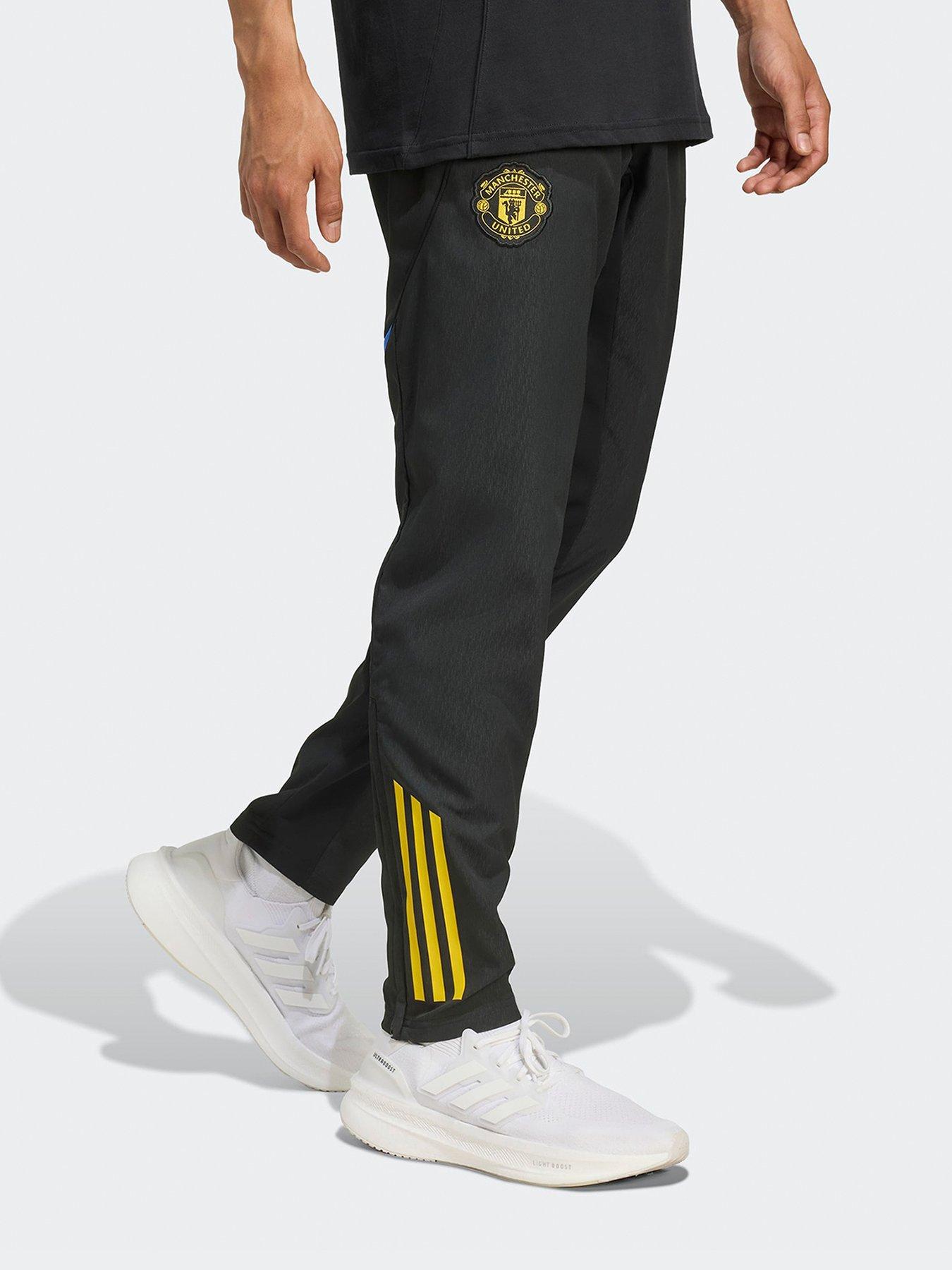 Image 3 of 5 of adidas Mens Manchester United Tiro 25 Competition Presentation Pant - Black