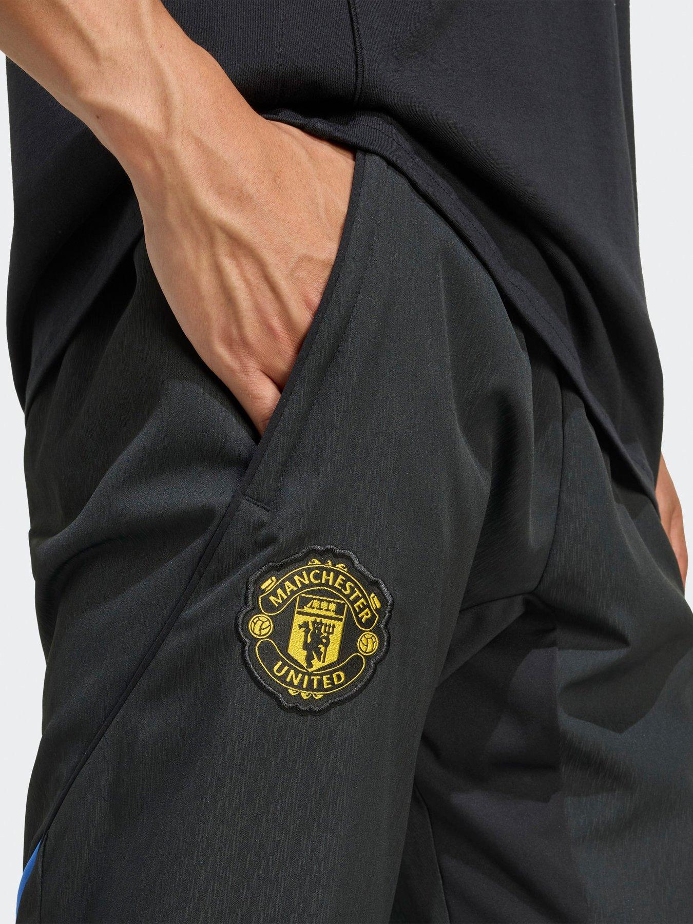 Image 4 of 5 of adidas Mens Manchester United Tiro 25 Competition Presentation Pant - Black