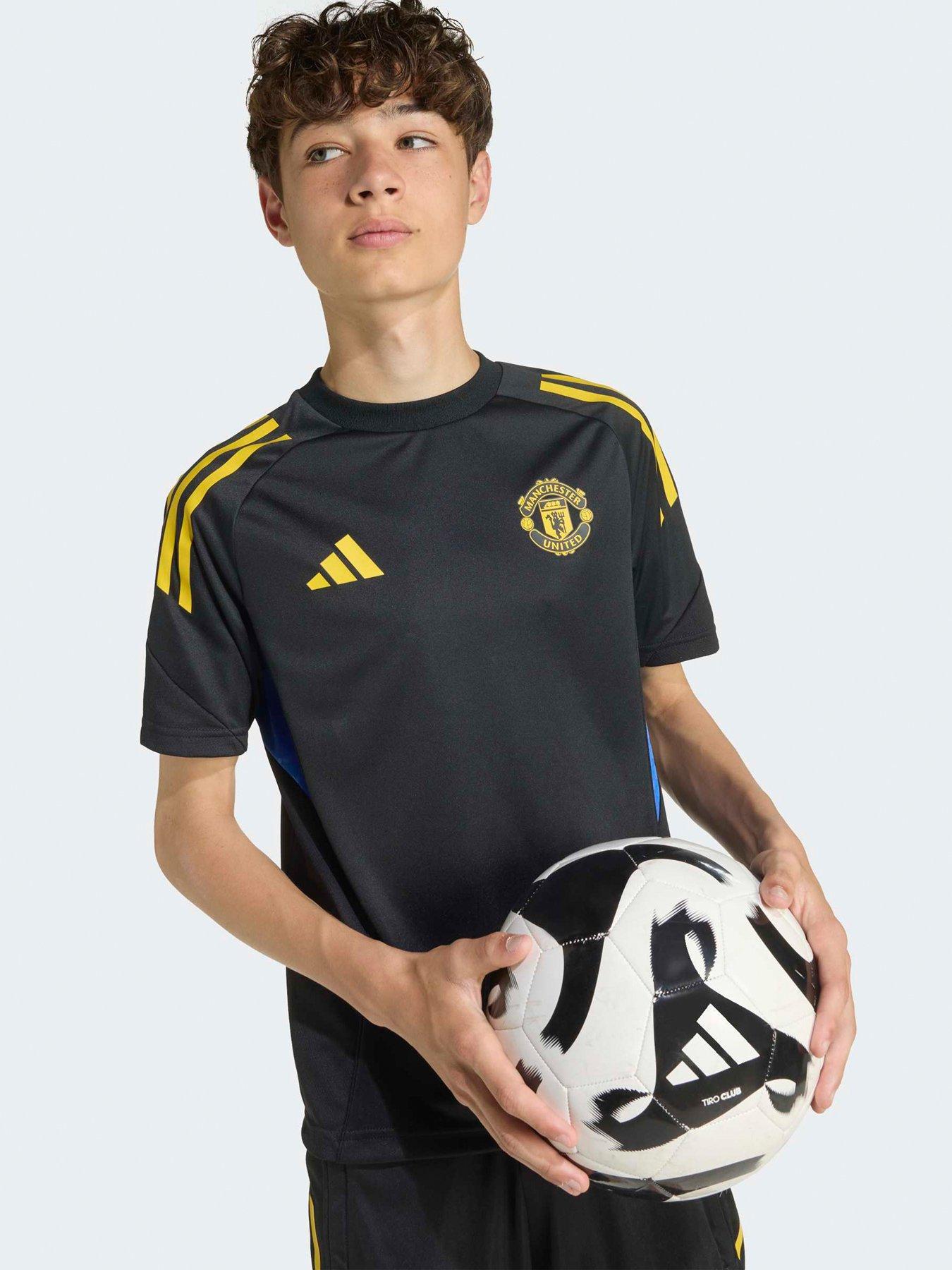 Image 1 of 2 of adidas Junior Manchester United Tiro 25 Competition Training Jersey - Black