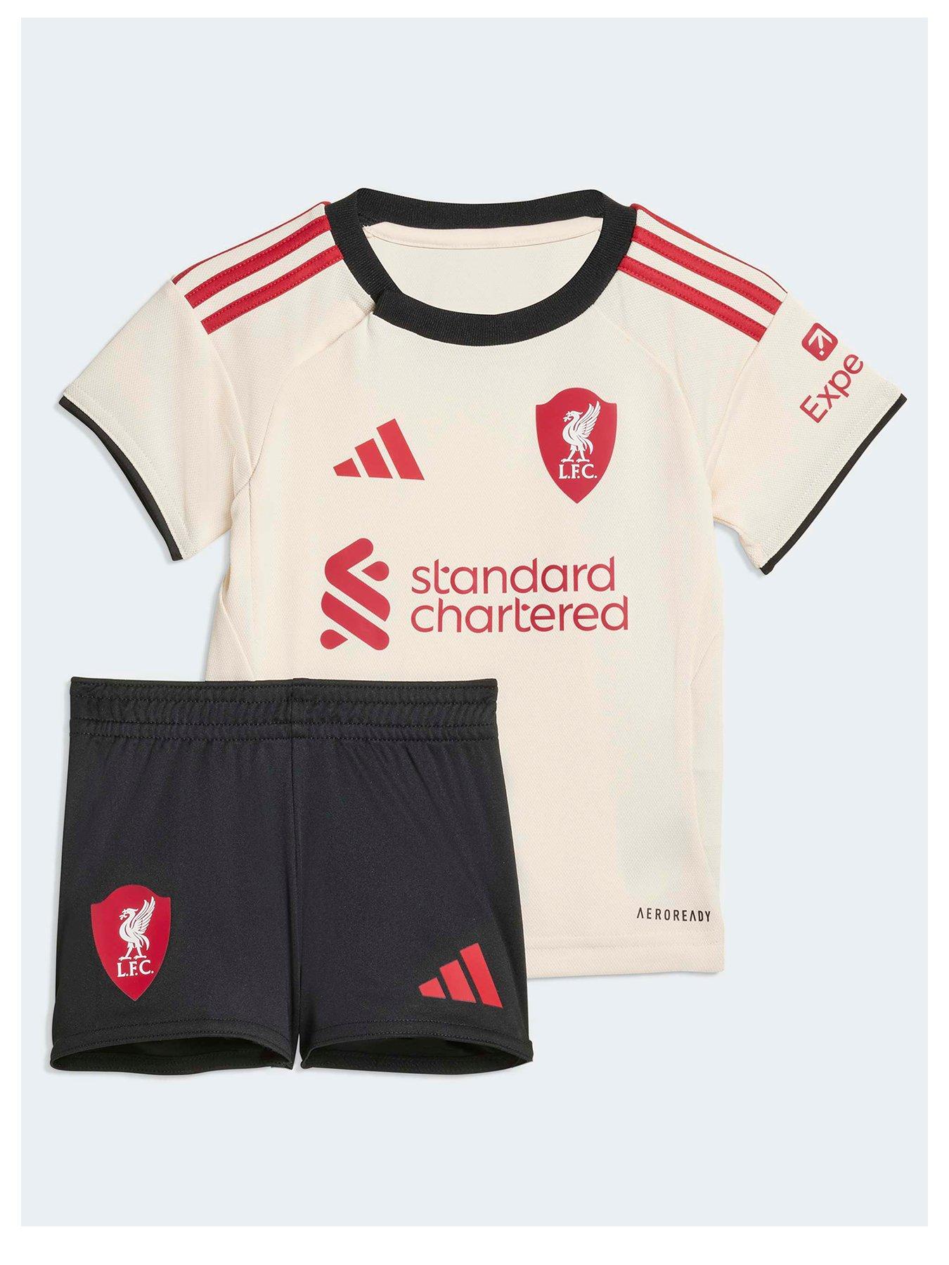 adidas Liverpool 25/26 Away Infant Kit - White