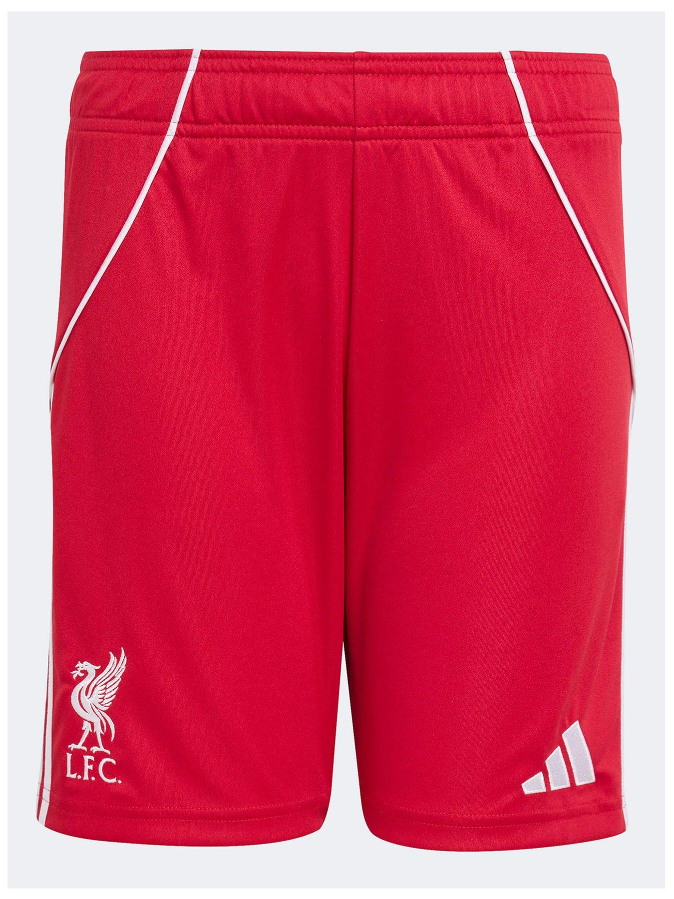 front image of adidas-liverpool-junior-2526-home-stadium-replica-shortsnbsp-nbspred