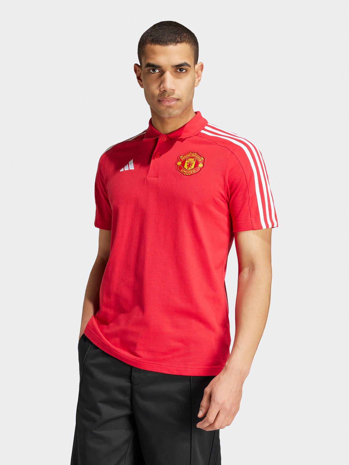 undefined Mens Manchester United Dna Polo - Red