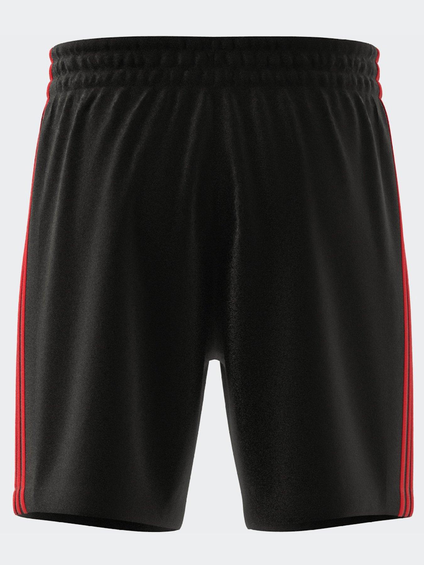 Image 2 of 5 of adidas Mens Manchester United DNA Shorts - Black