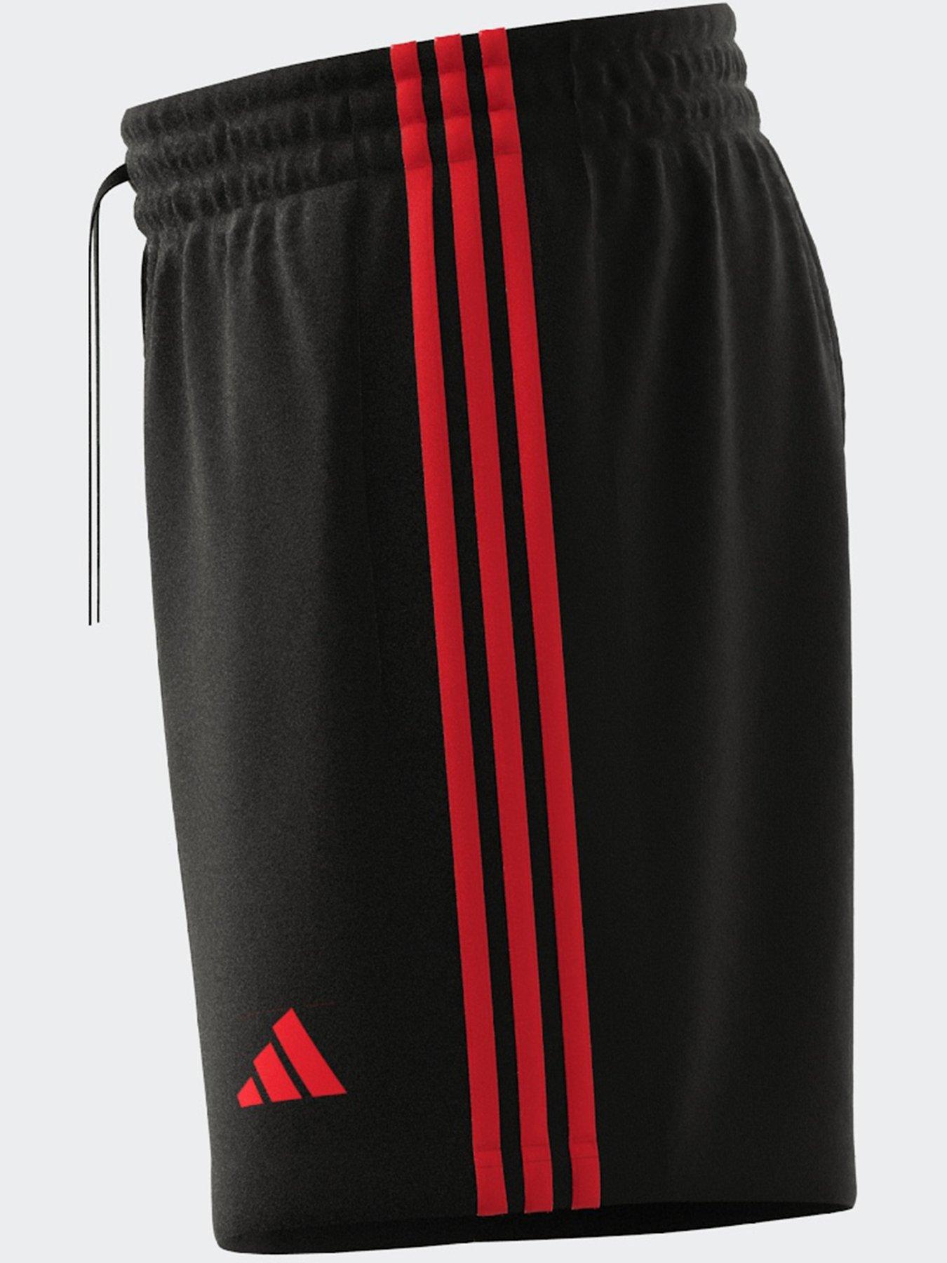 Image 5 of 5 of adidas Mens Manchester United DNA Shorts - Black