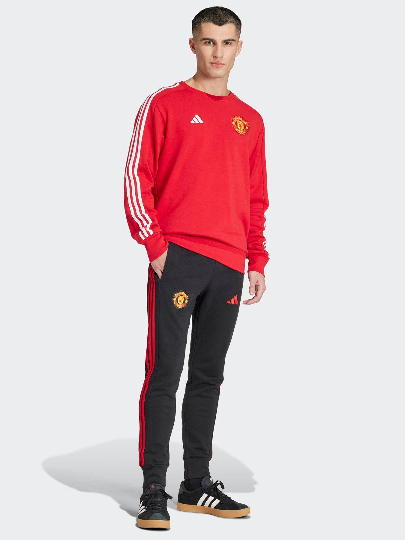 Image 1 of 5 of adidas Mens Manchester United Dna Track Pants - Black