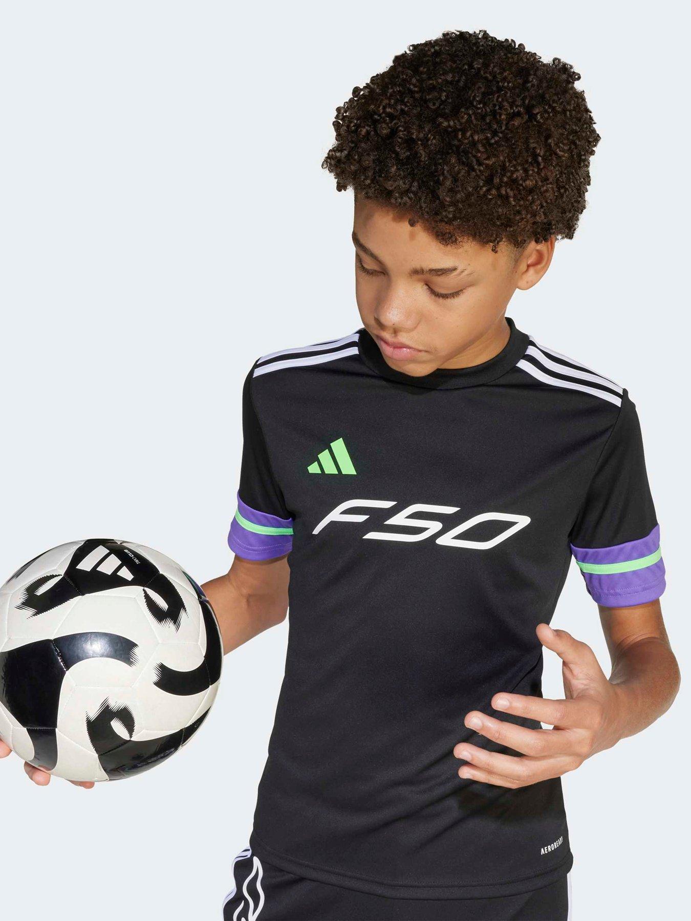 Image 4 of 5 of adidas Junior F50 Jersey - Black