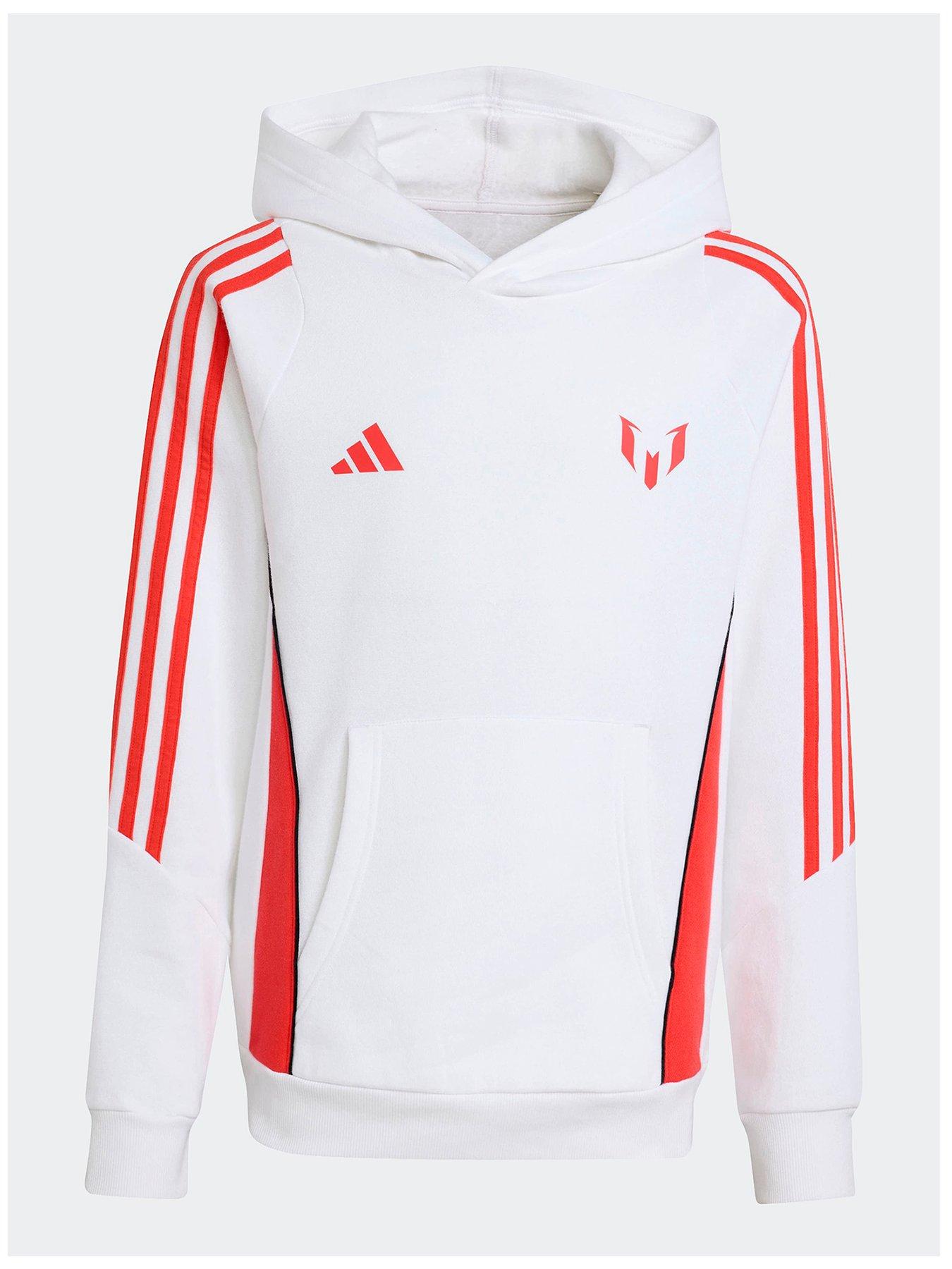 undefined Junior Messi Hoodie - White