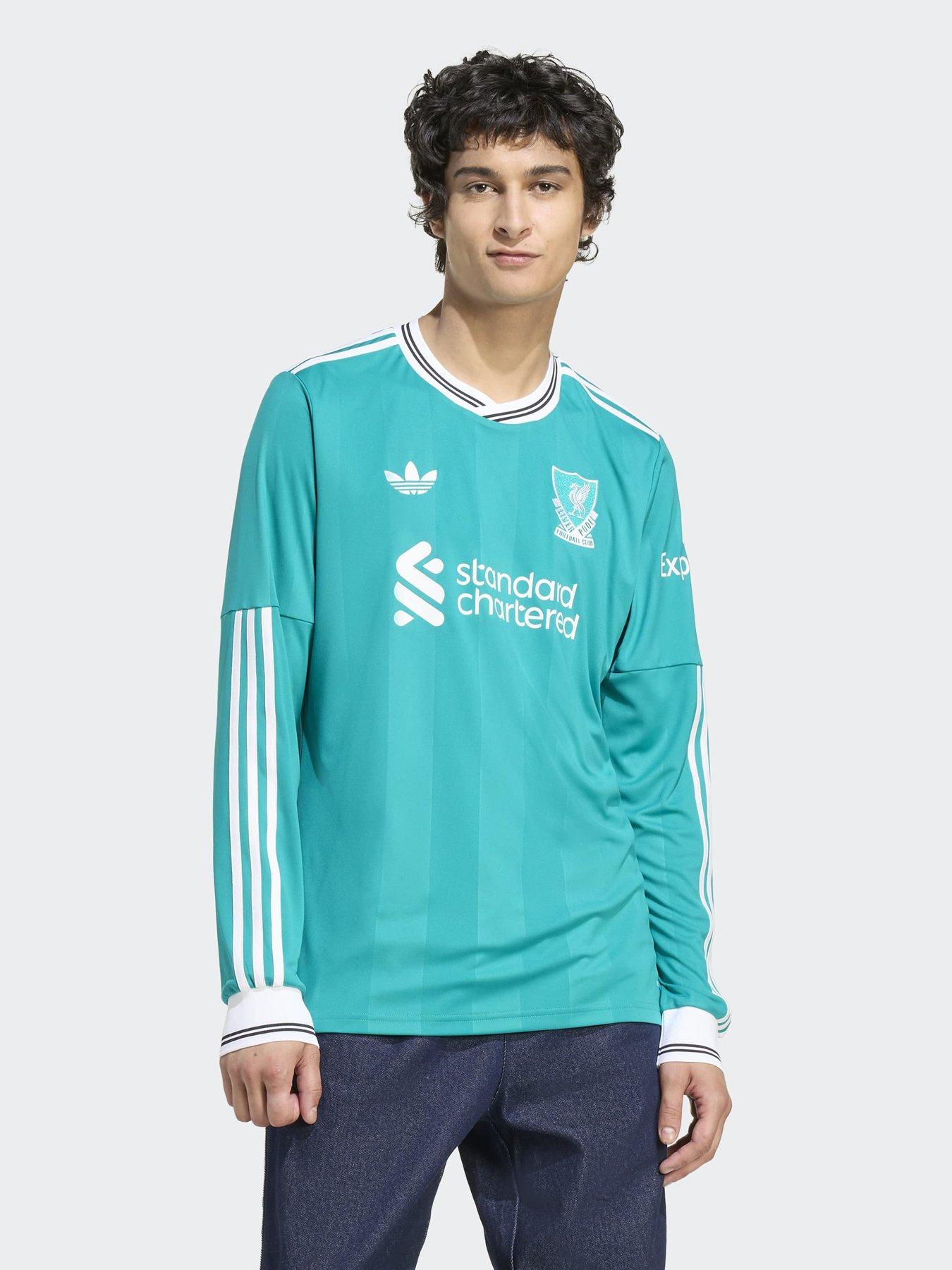 Image 1 of 5 of adidas Liverpool Mens 25/26 3rd Long Sleeve Stadium Replica Shirt -Green