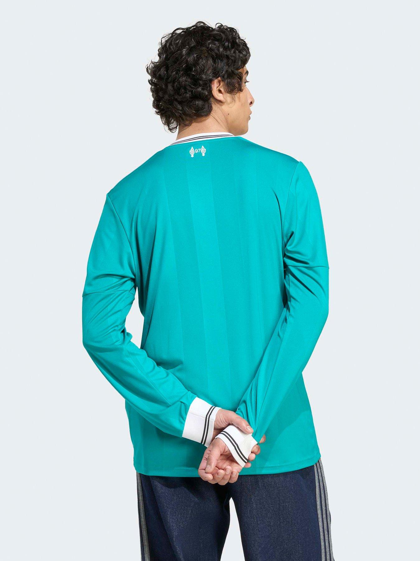 Image 2 of 5 of adidas Liverpool Mens 25/26 3rd Long Sleeve Stadium Replica Shirt -Green