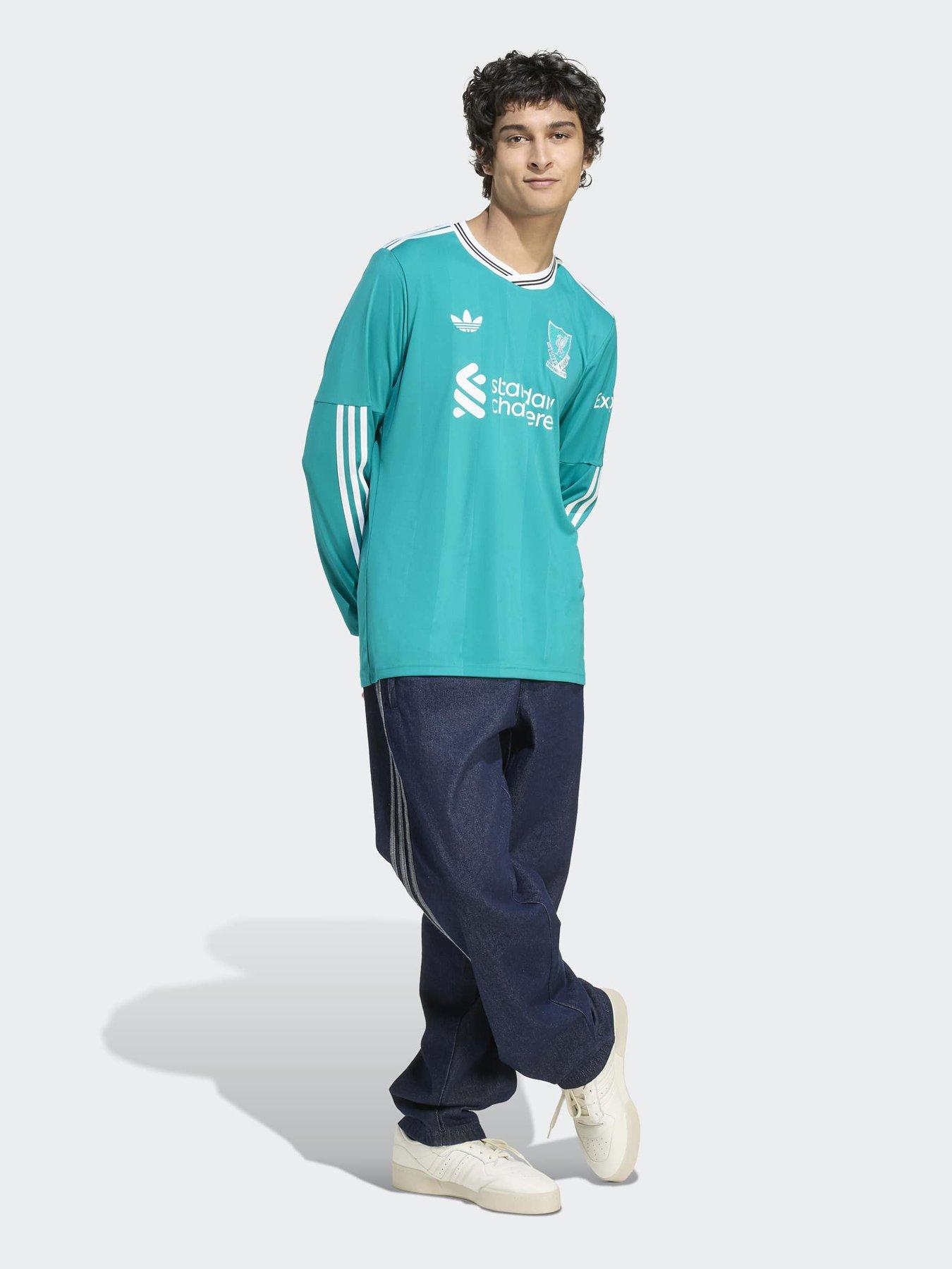 Image 3 of 5 of adidas Liverpool Mens 25/26 3rd Long Sleeve Stadium Replica Shirt -Green