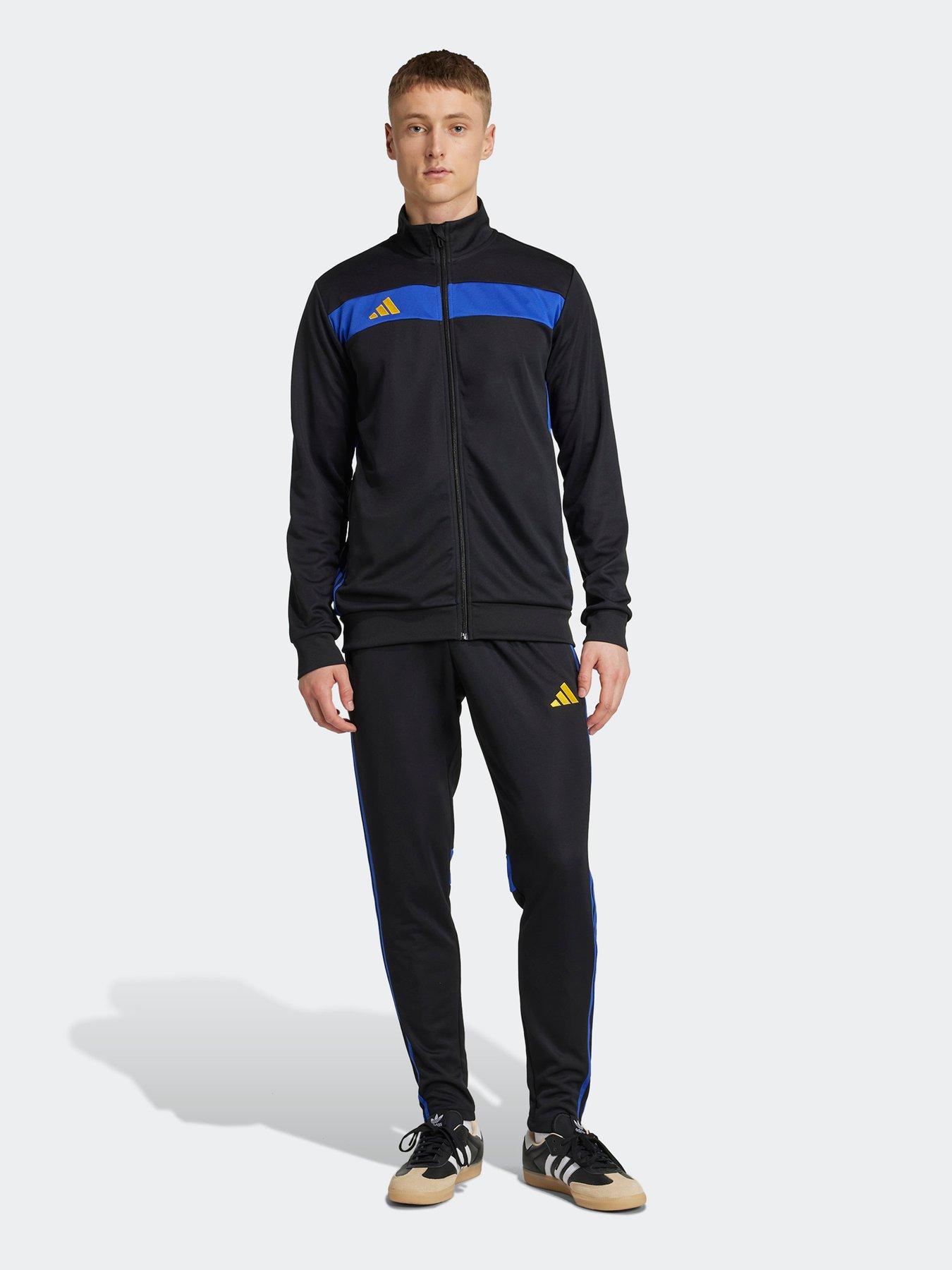 adidas Mens Tiro Essentials Tracksuit - Black