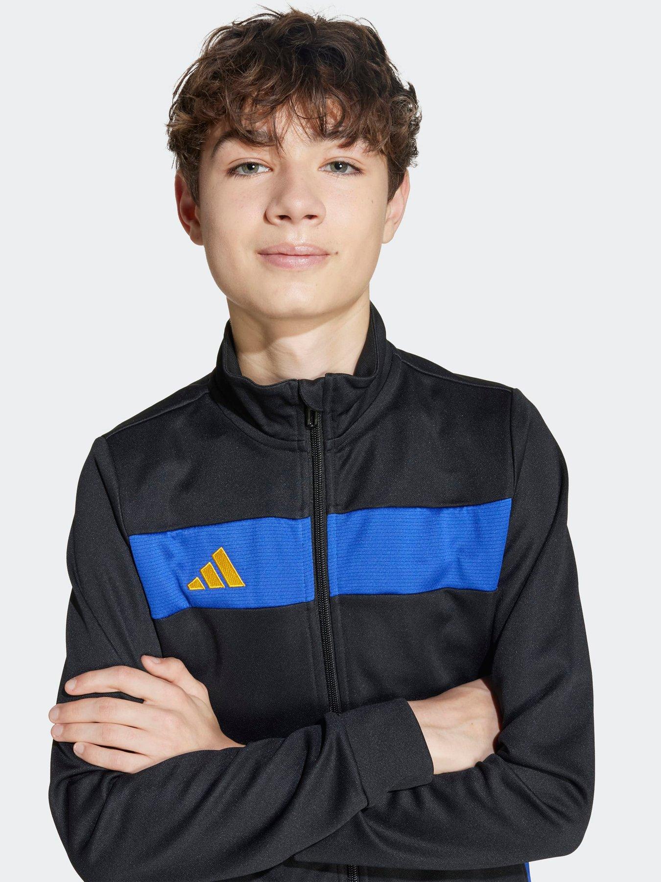 Image 2 of 6 of adidas Junior Tiro Essentials Tracksuit - Black
