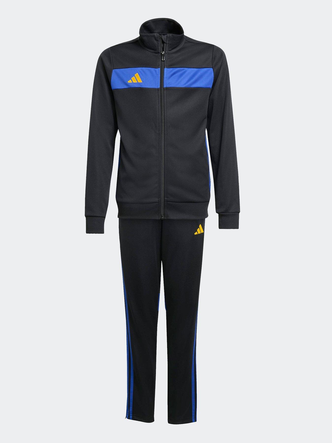 Image 3 of 6 of adidas Junior Tiro Essentials Tracksuit - Black