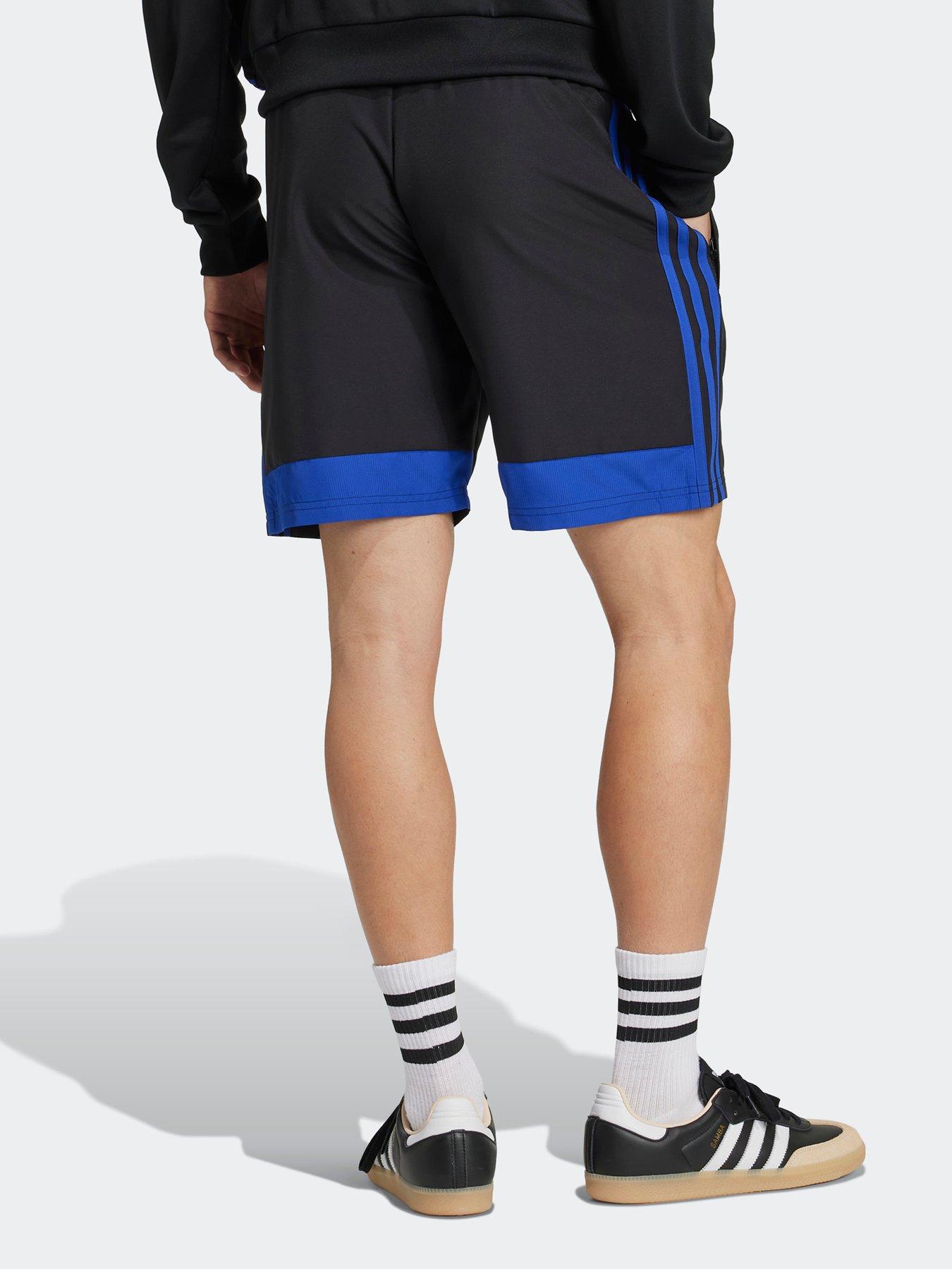  image of adidas-mens-tiro-essentials-woven-short-black