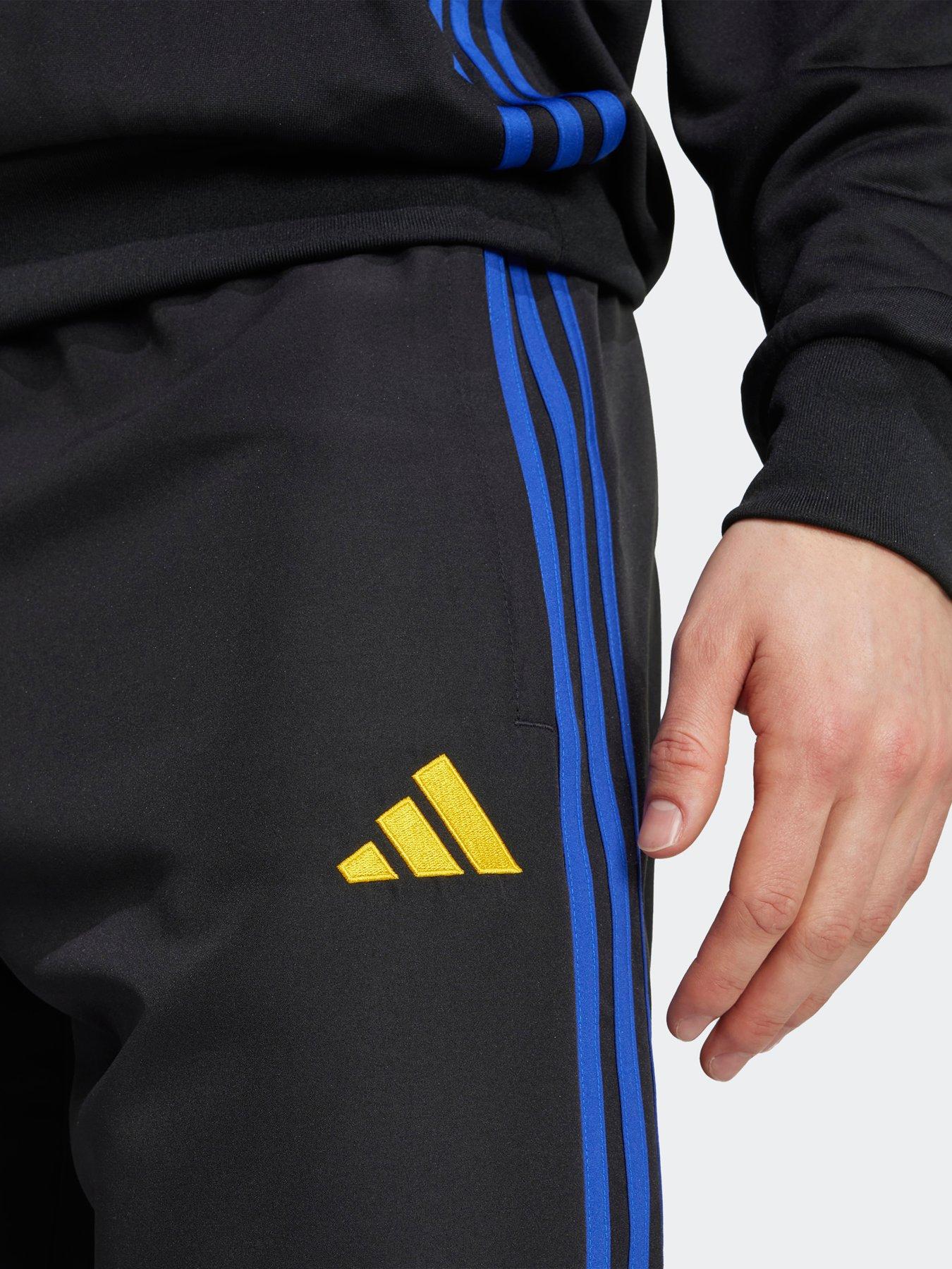  image of adidas-mens-tiro-essentials-woven-short-black
