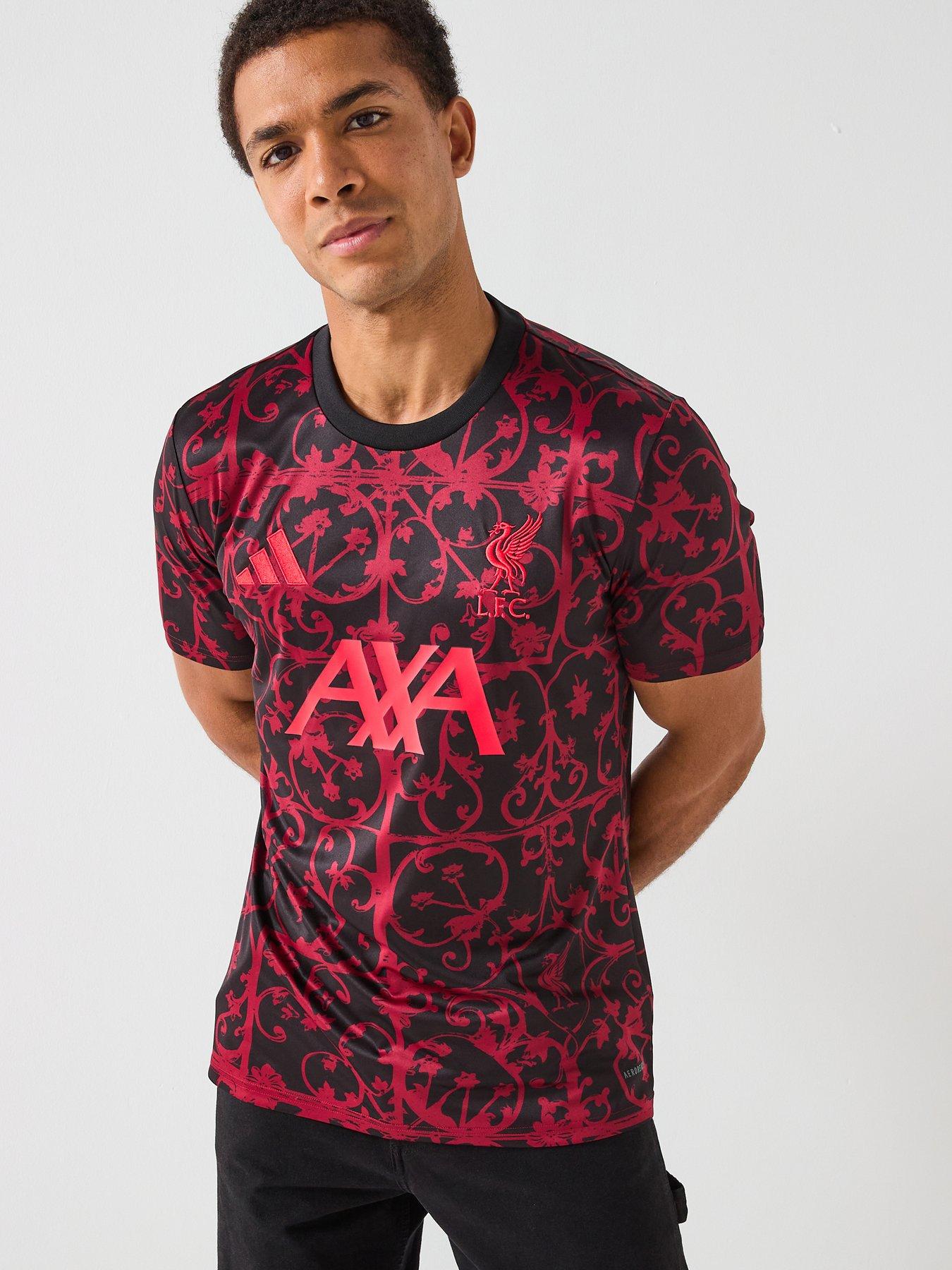 Image 1 of 6 of adidas Liverpool Mens 25/26 Pre Match Shirt -Black