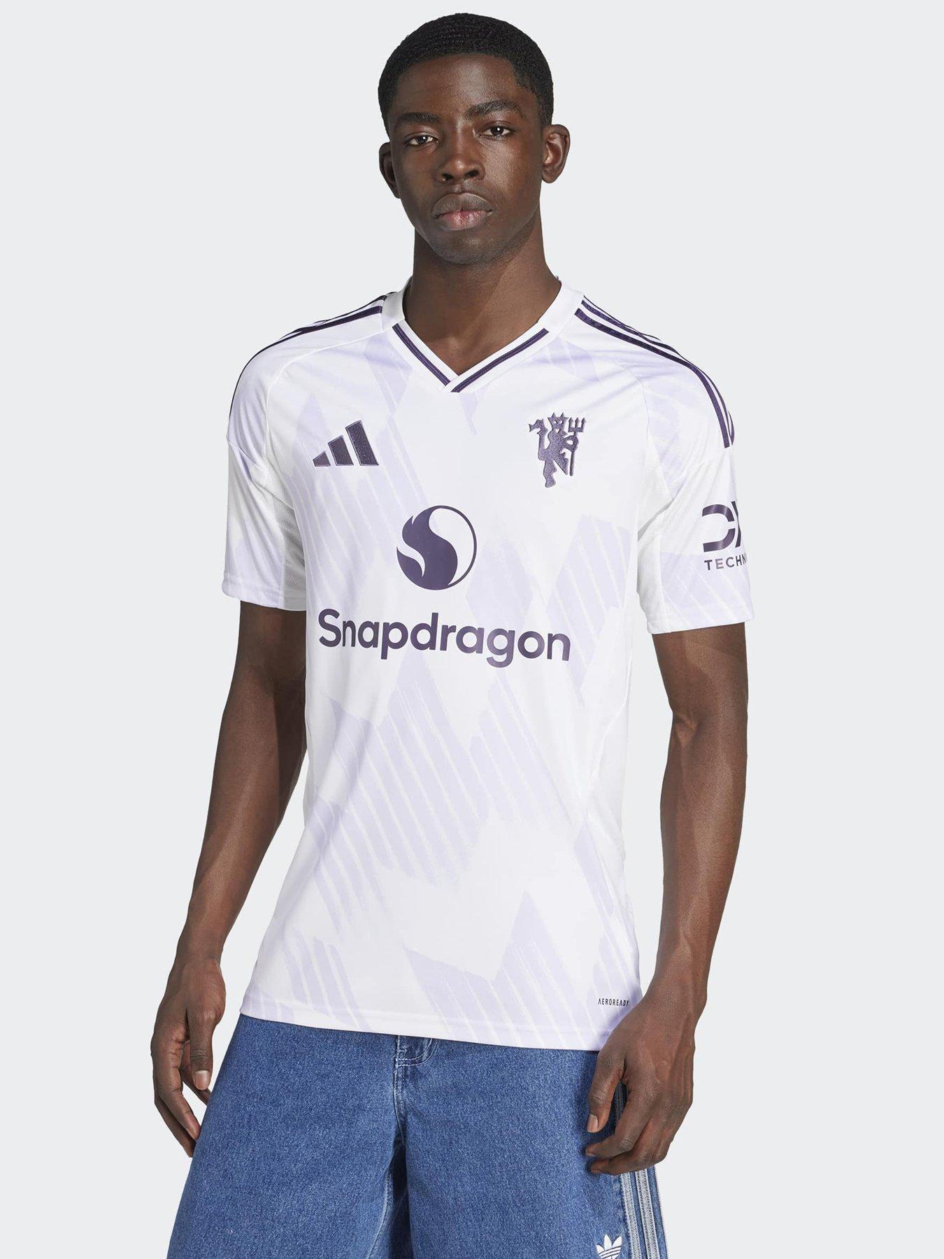 undefined Manchester United Mens 25/26 Away Stadium Replica Shirt - White