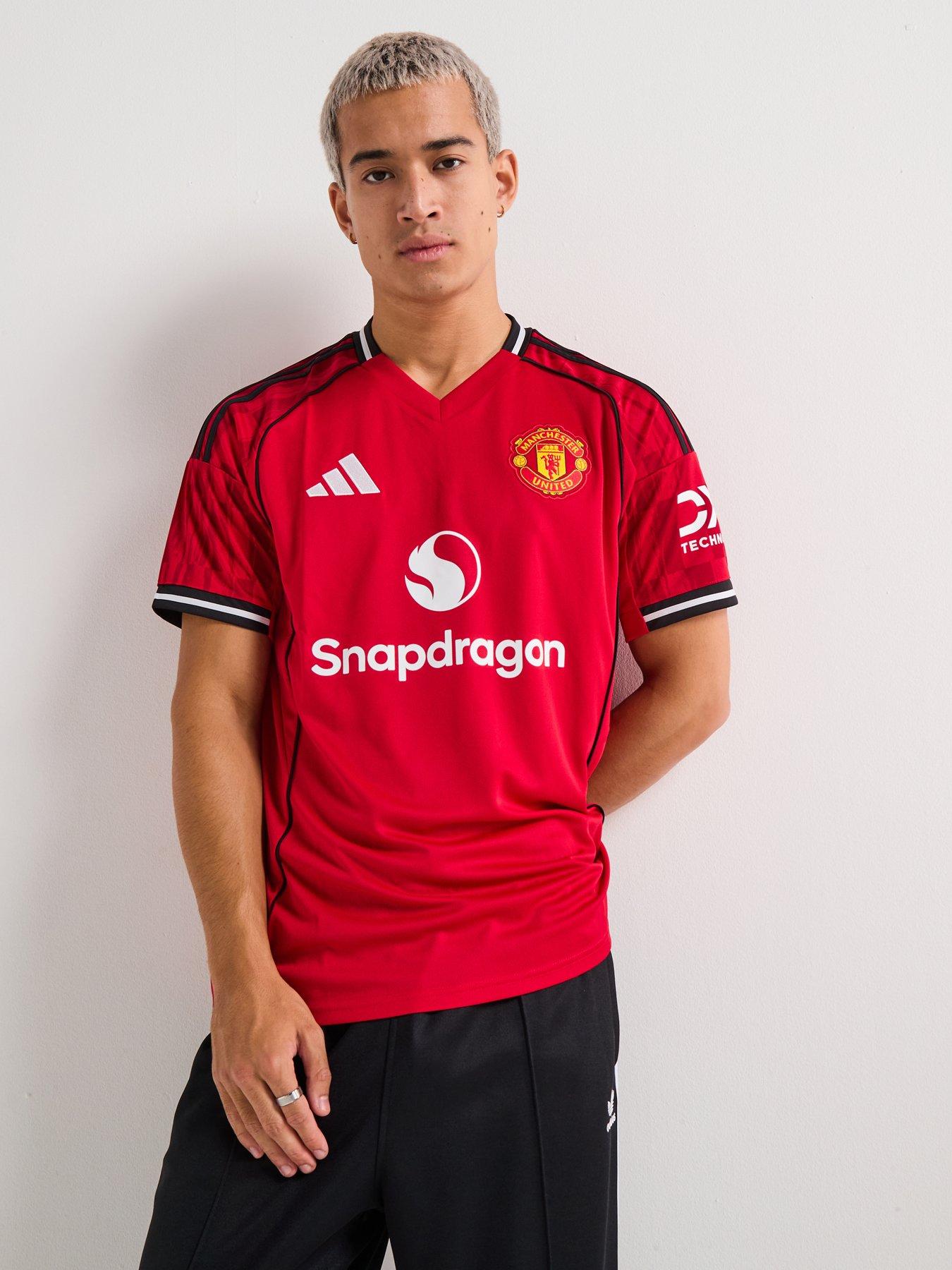 adidas Manchester United Mens 25/26 Home Stadium Replica Shirt - Red