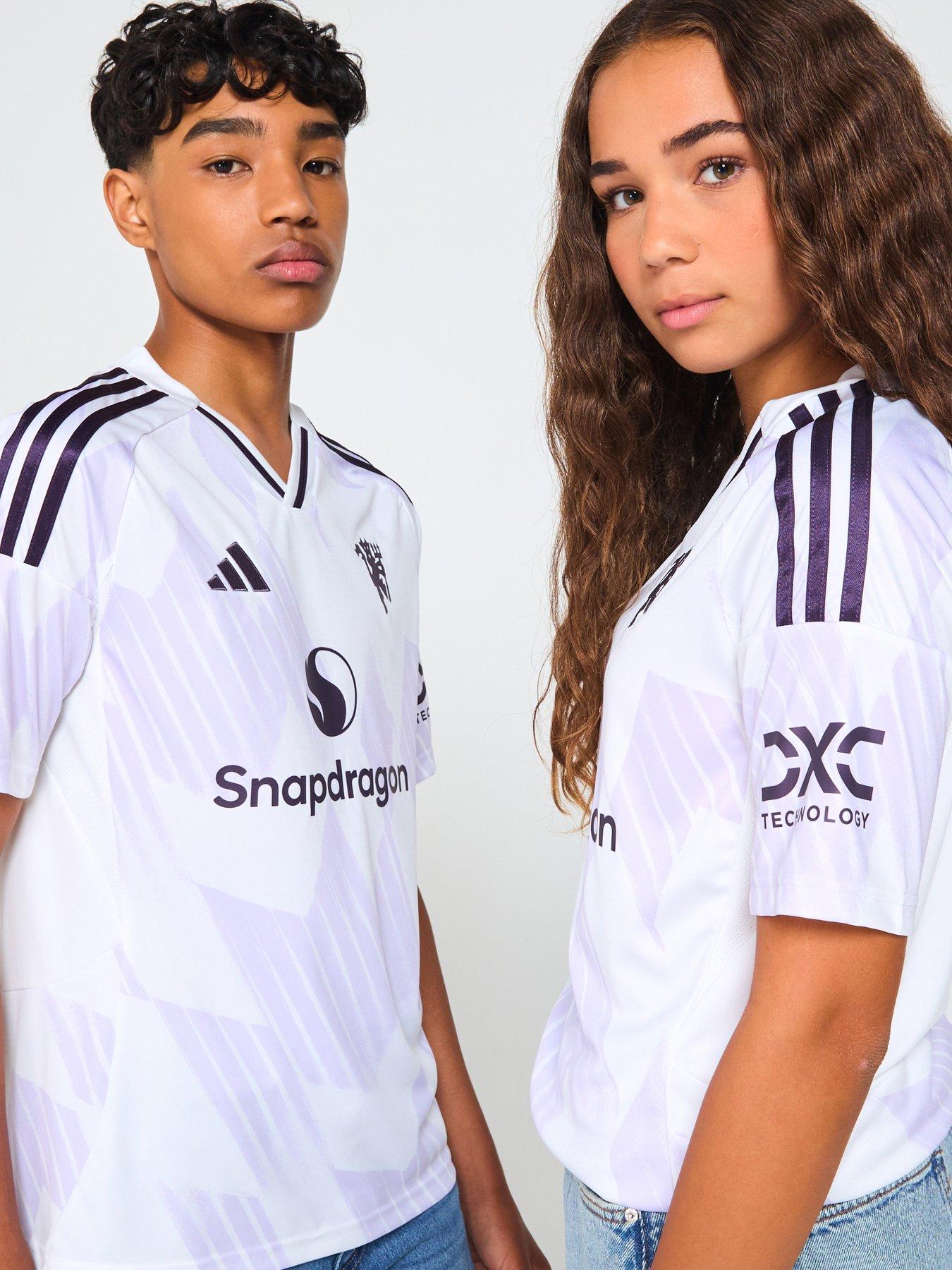 undefined Manchester United Junior 25/26 Away Stadium Replica Shirt - White